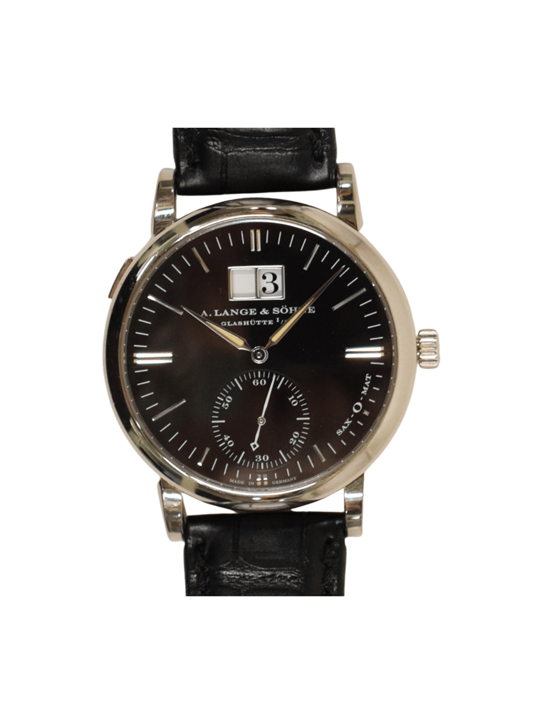A. Lange & Söhne Langematik White Gold Black Dial 308.027