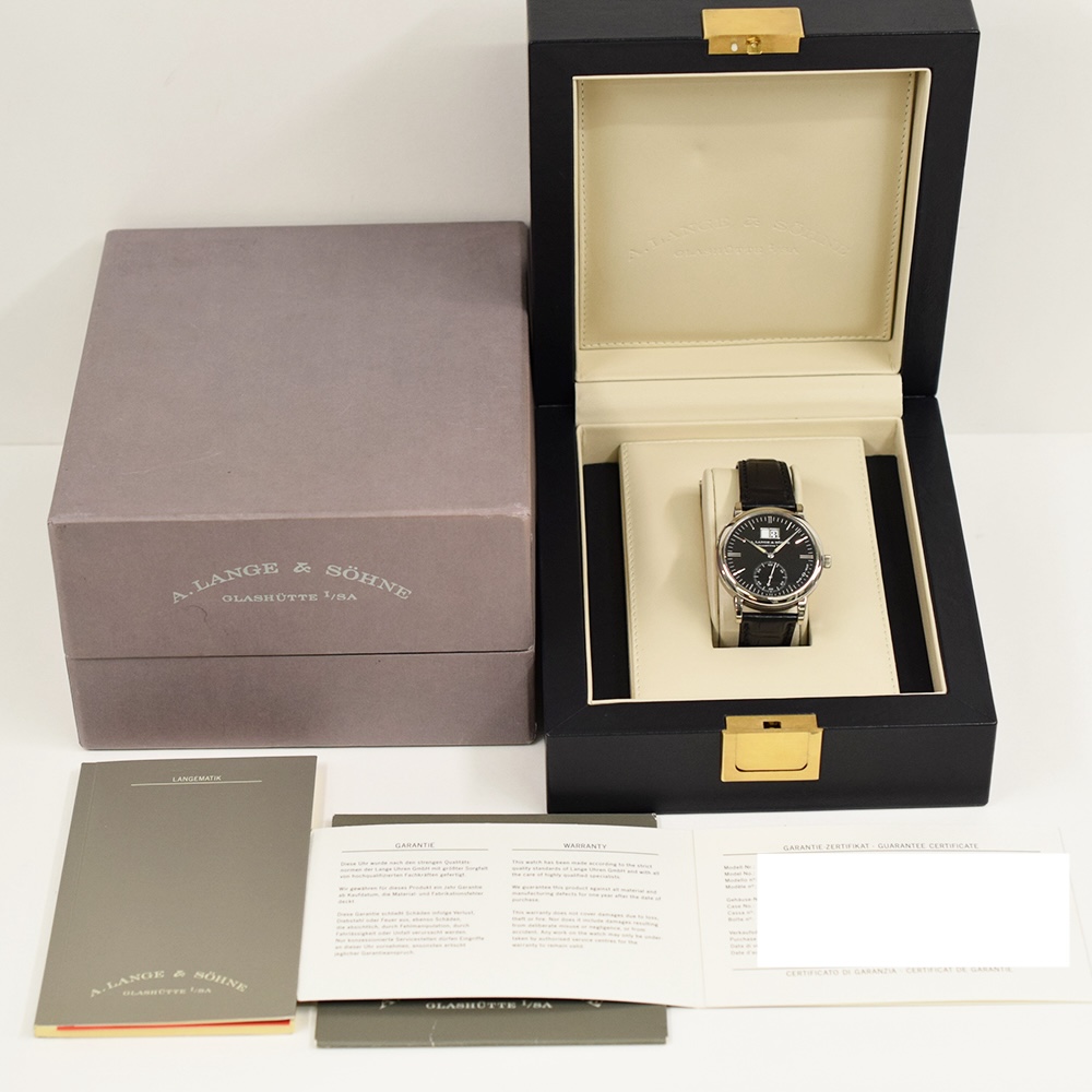 A. Lange & Söhne Langematik White Gold Black Dial 308.027