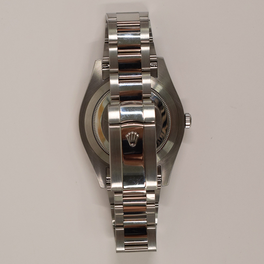 Rolex Datejust II Stainless Steel and White Gold Grey Diamond Dial 116334G