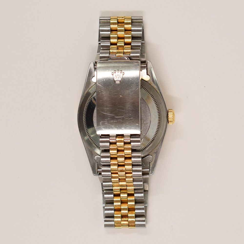Rolex Datejust 36 Stainless Steel and Yellow Gold Blue Ombre Diamond Dial 16233G