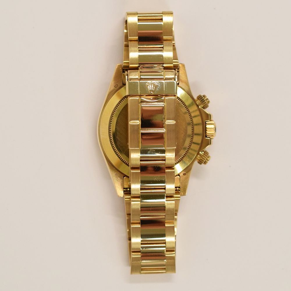Rolex Daytona "Zenith Movement" Yellow Gold White Dial 16528
