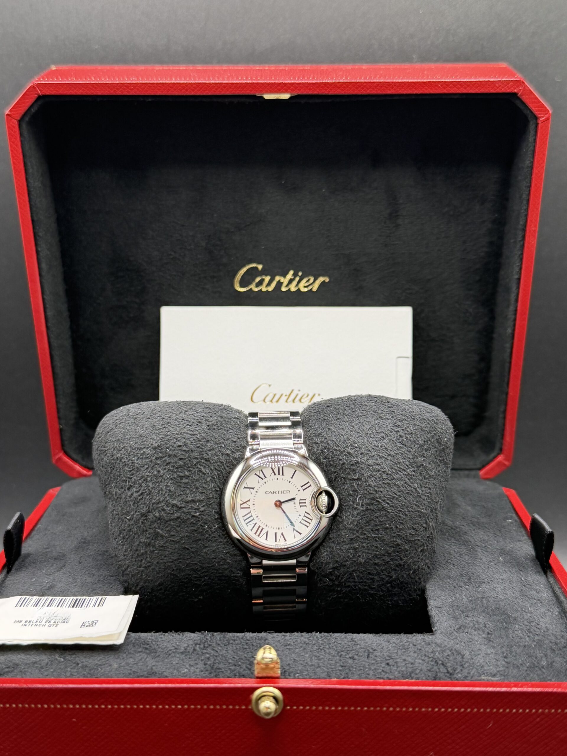 Cartier Ballon Bleu De Cartier Stainless Steel White Roman Dial WSBB0067