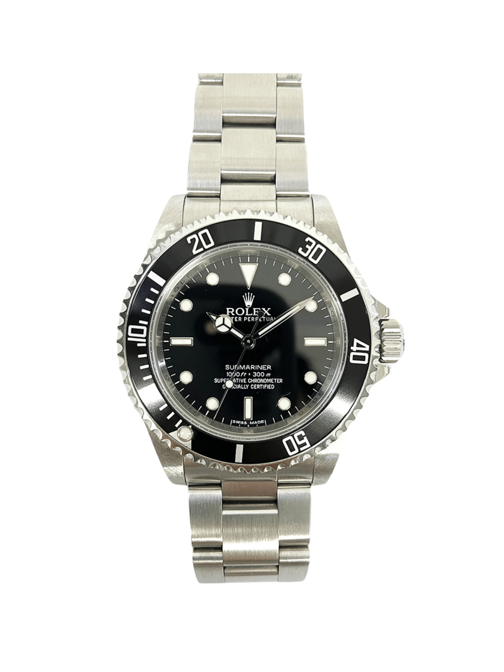 Rolex Submariner Stainless Black Bezel 14060M