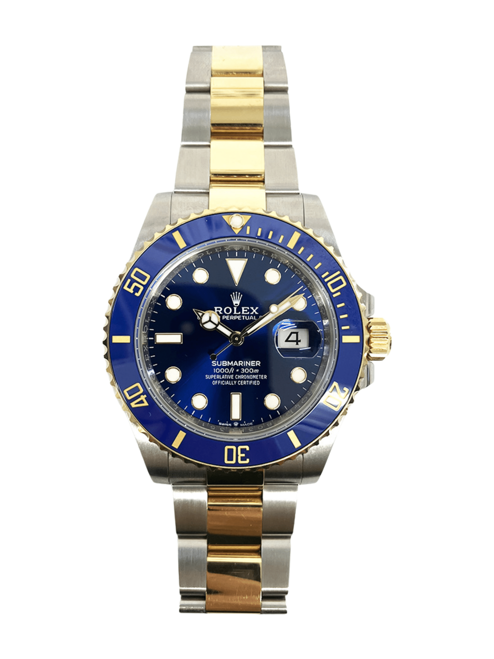 Rolex Submariner Date Gold/ Steel Blue Dial 126613LB Bracelet