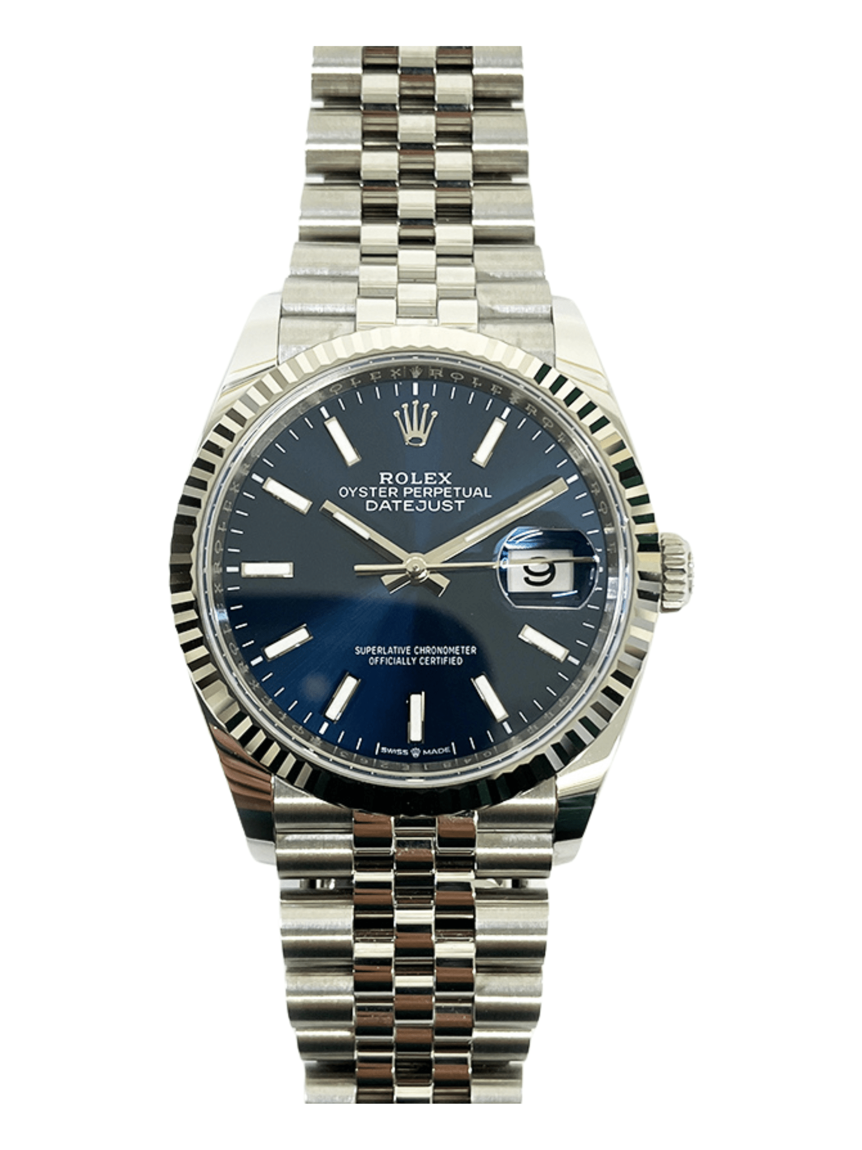 Rolex Datejust 36 Stainless Steel Blue Dial 126234 Bracelet