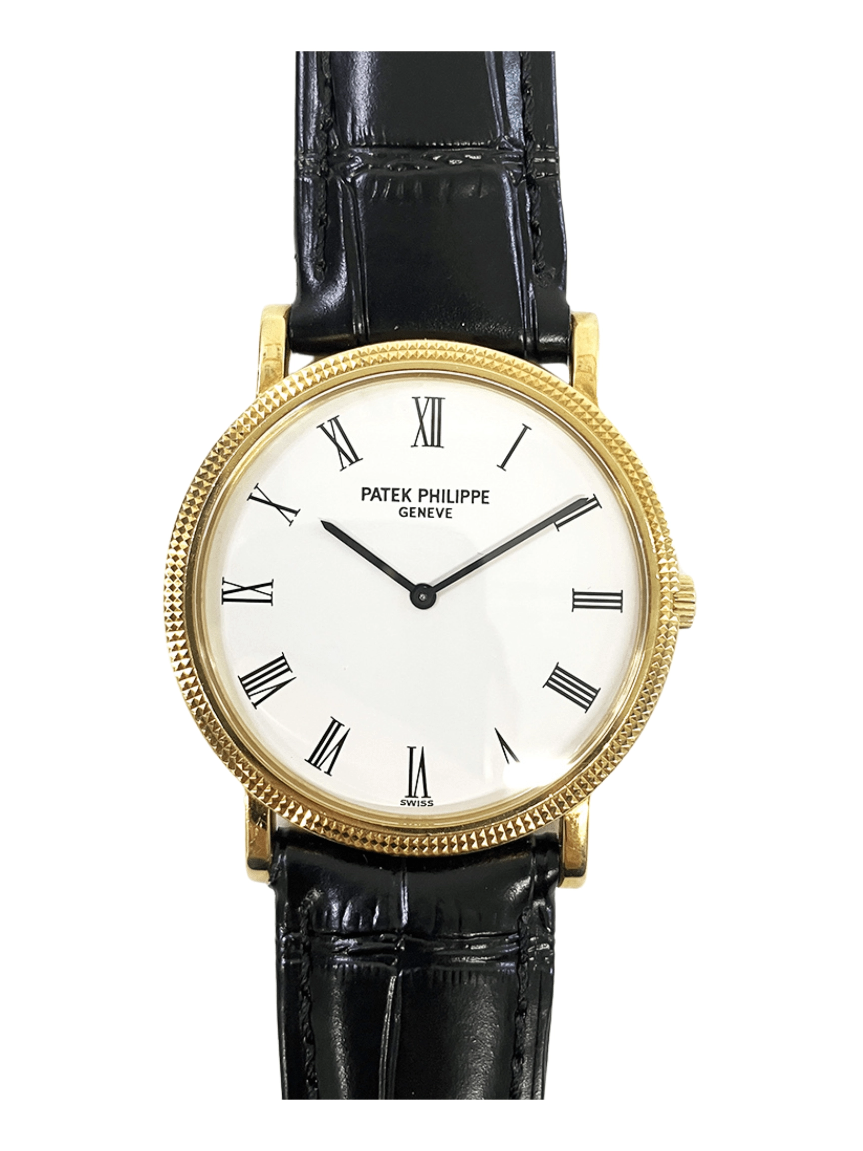 Patek Philippe Calatrava Gold White Roman Dial 3520DJ-001 Bracelet