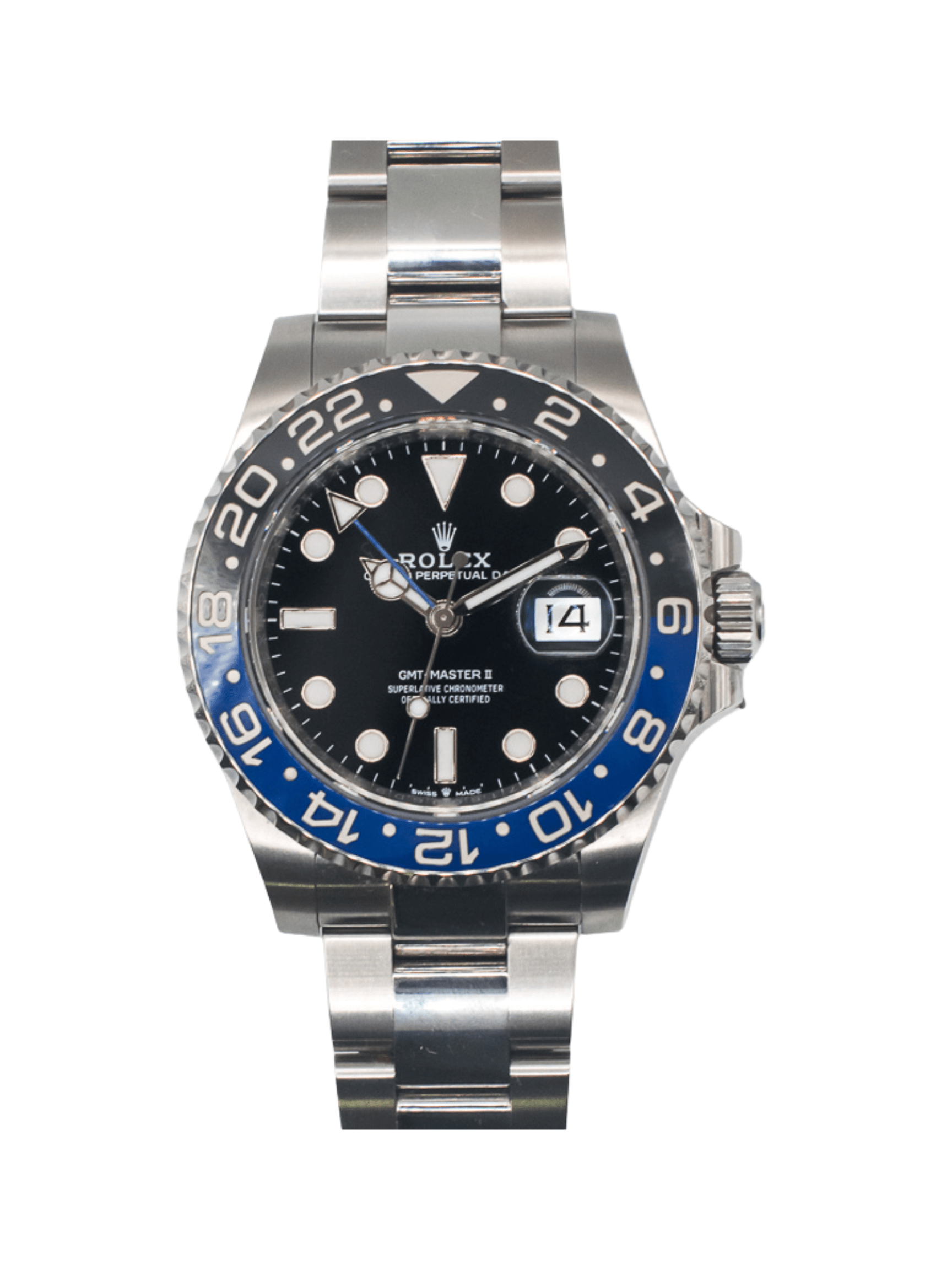 Rolex GMT-Master II Batman Dial 126710BLNR Bracelet