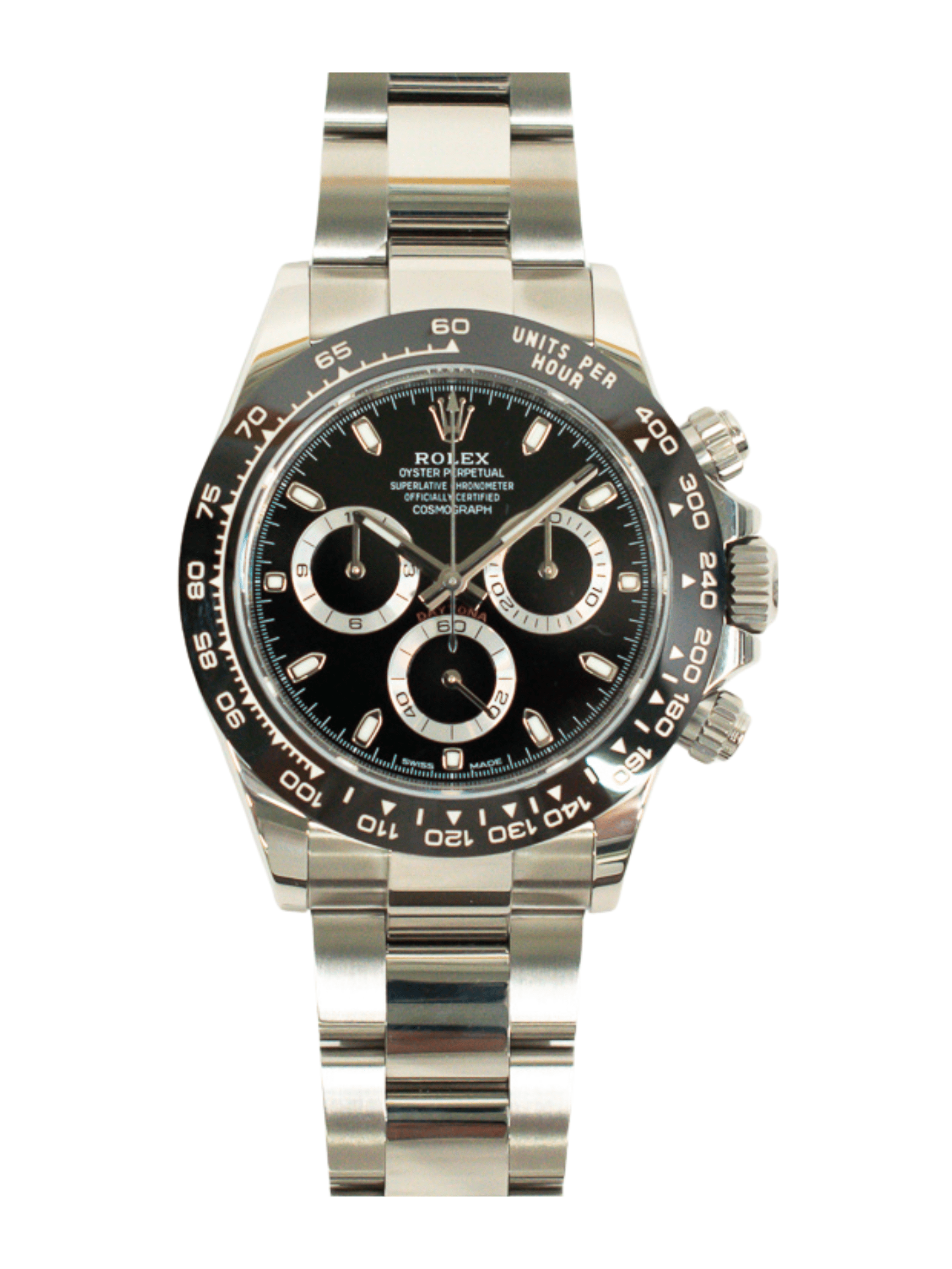 Rolex Daytona Stainless Steel Black Dial 116500LN Bracelet