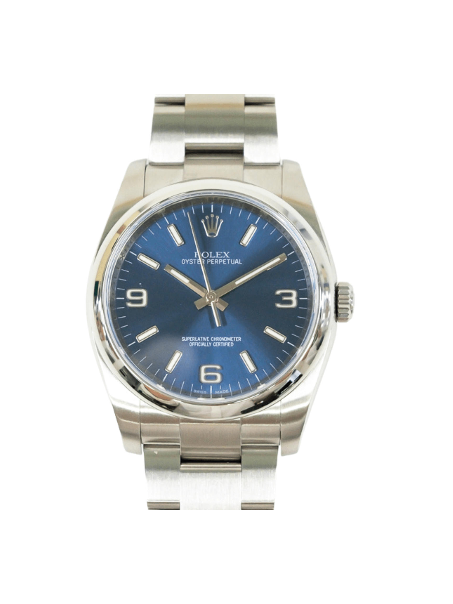 Rolex Oyster Perpetual 36 Stainless Steel Blue Dial 116000