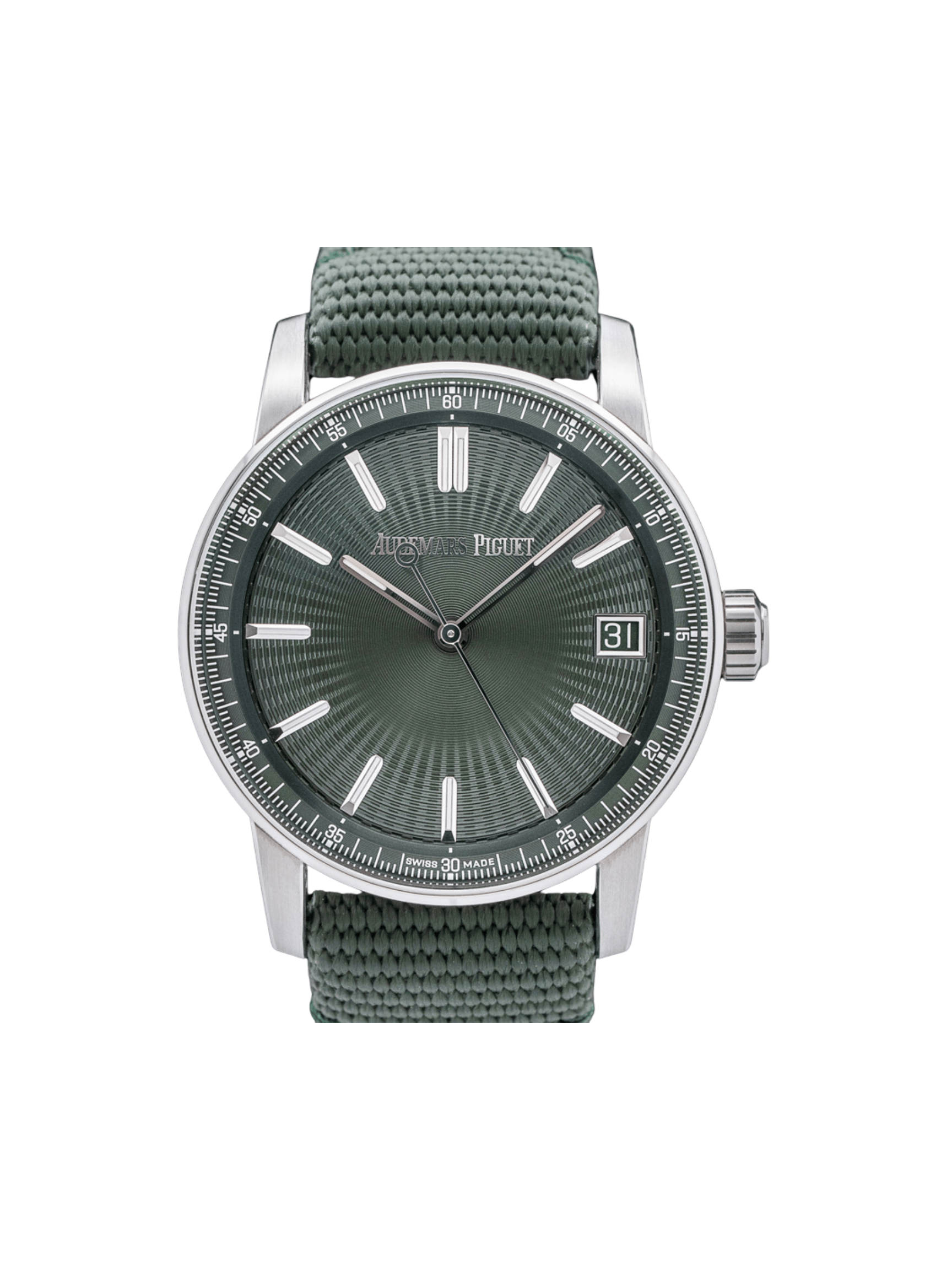 Audemars Piguet Code 11.59 Stainless Steel Green Stick Dial 15210ST.OO.A056KB.01