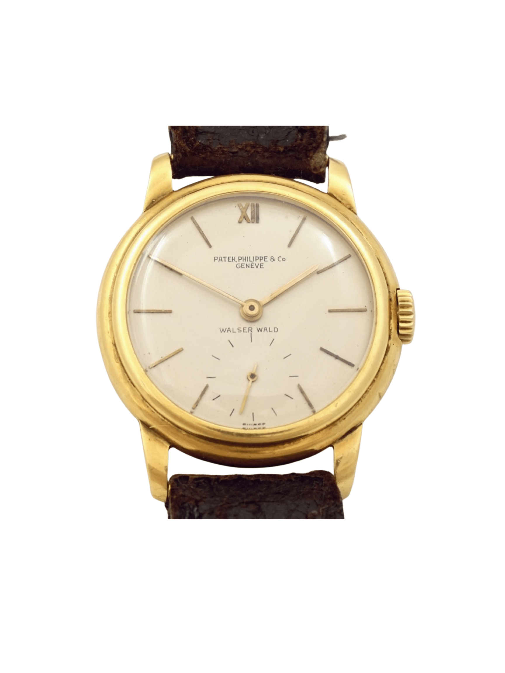 Patek Philippe Calatrava Vintage Yellow Gold White Dial 592J