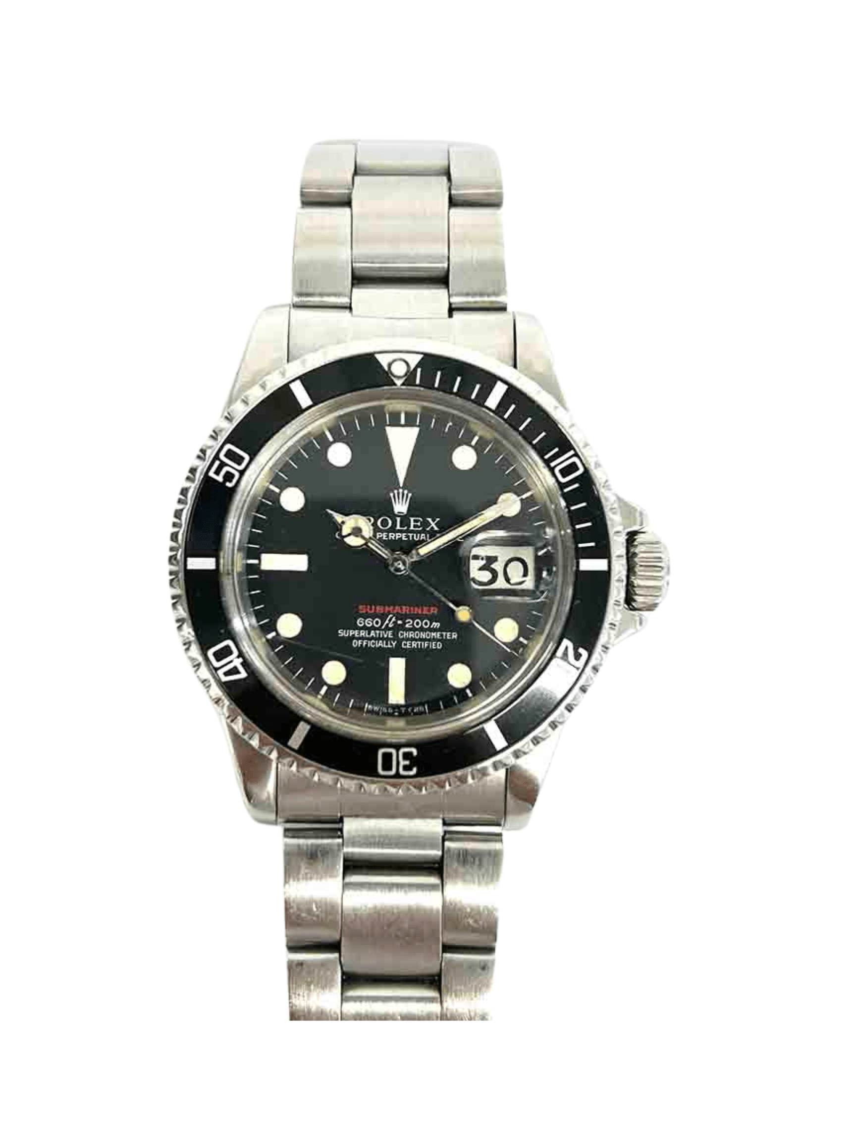 Rolex Submariner Date Stainless Steel Black Dial 1680