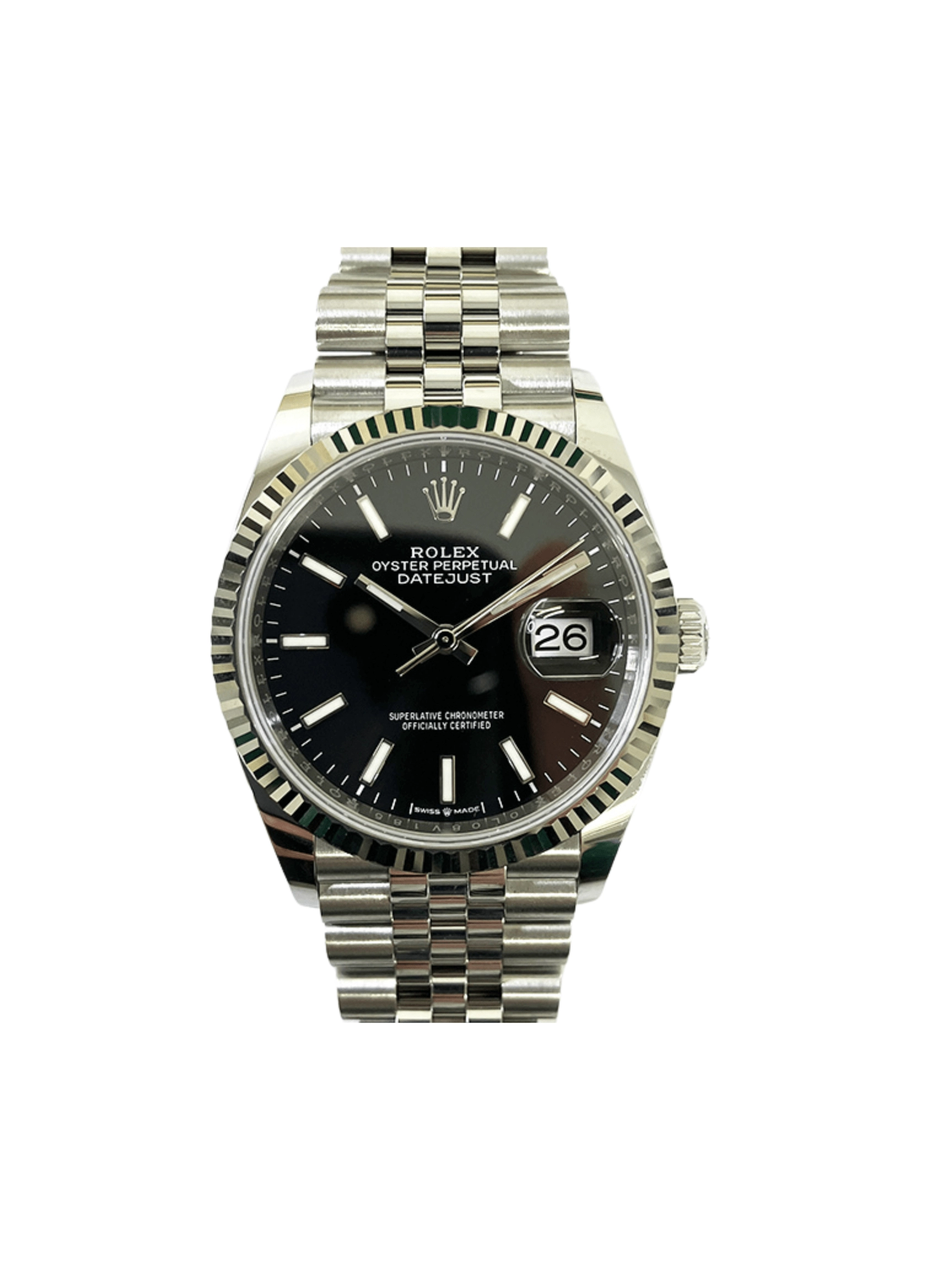 Rolex Datejust 36 Stainless Steel Black 126234