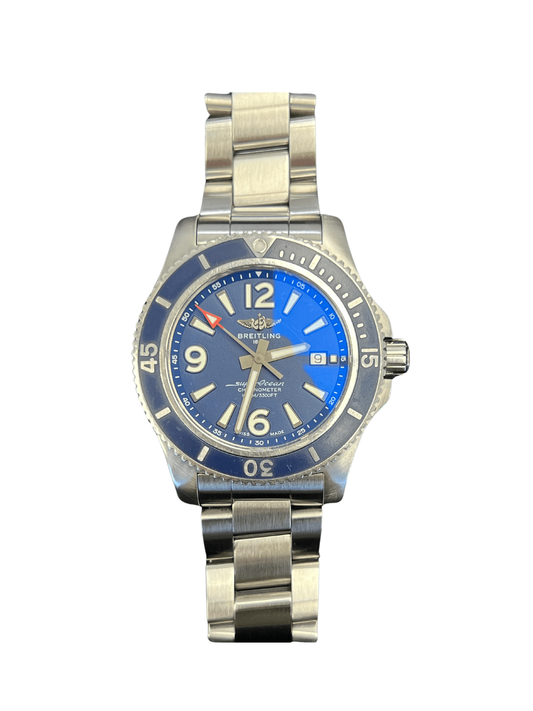 Breitling Superocean 44mm Stainless Steel Blue Dial A17367