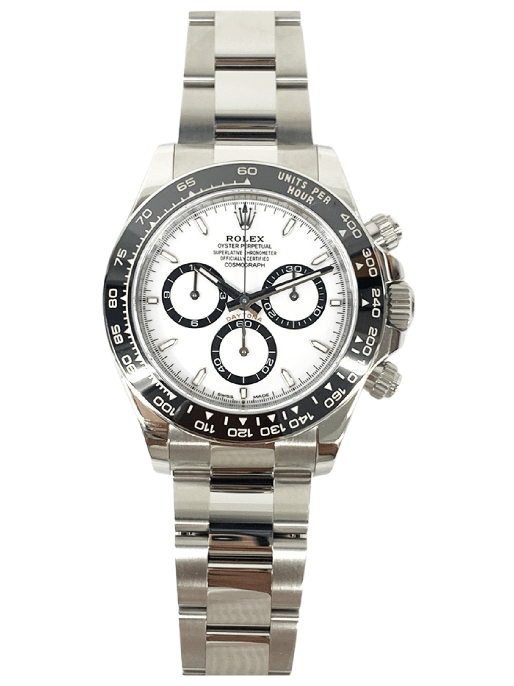 Rolex Daytona Oystersteel White Dial 126500LN Bracelet
