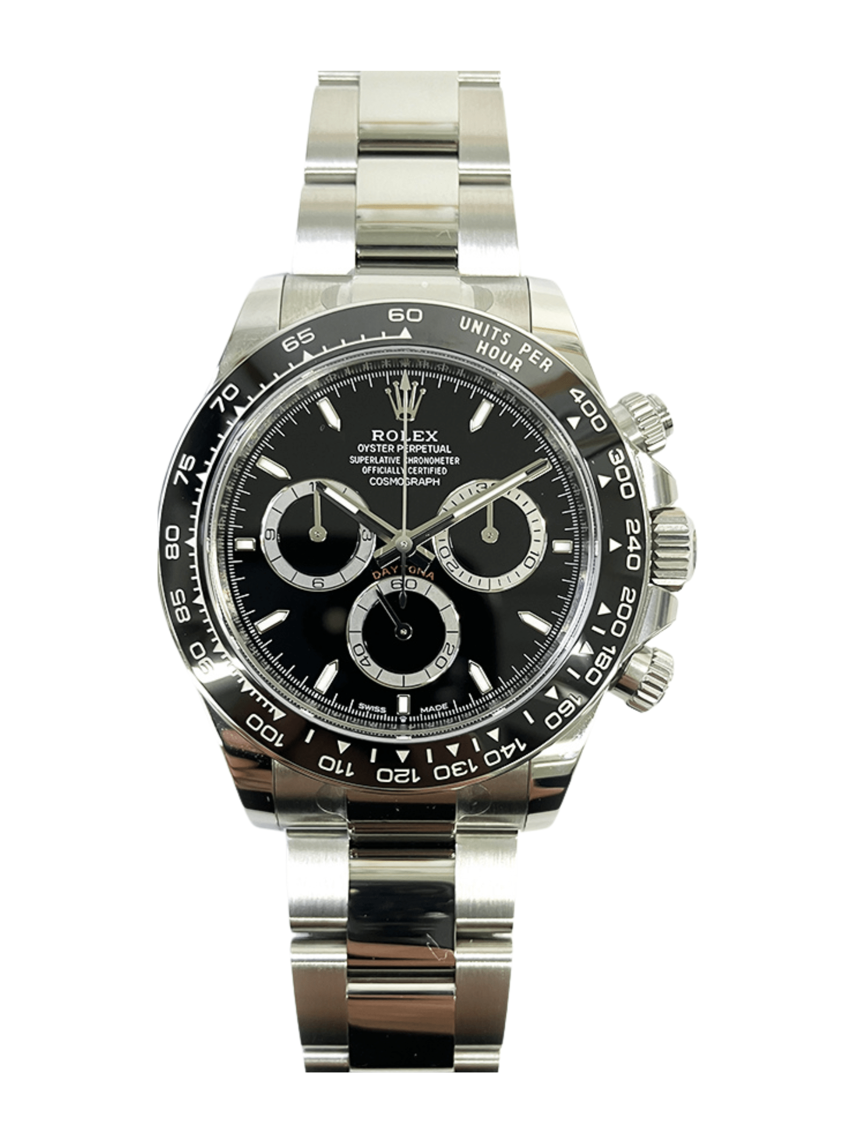 Rolex Daytona Stainless Steel Black Dial 126500LN Bracelet