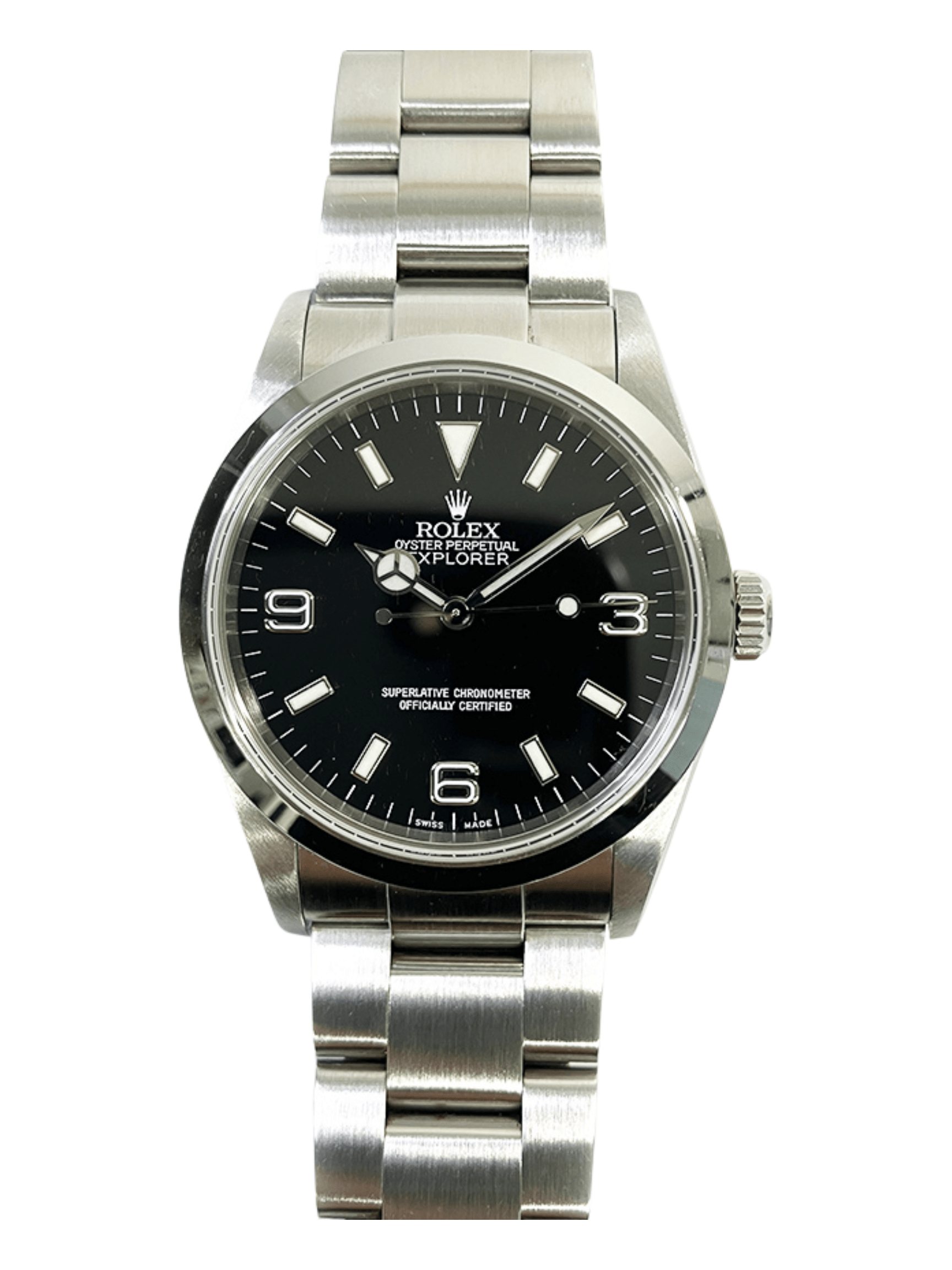 Rolex Explorer Stainless Steel Black Dial 114270 Bracelet