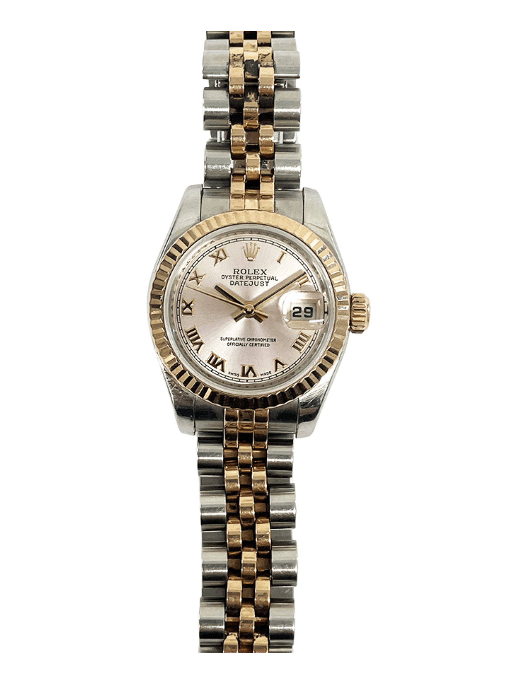 Rolex Datejust 26mm Pink Roman Dial 179171