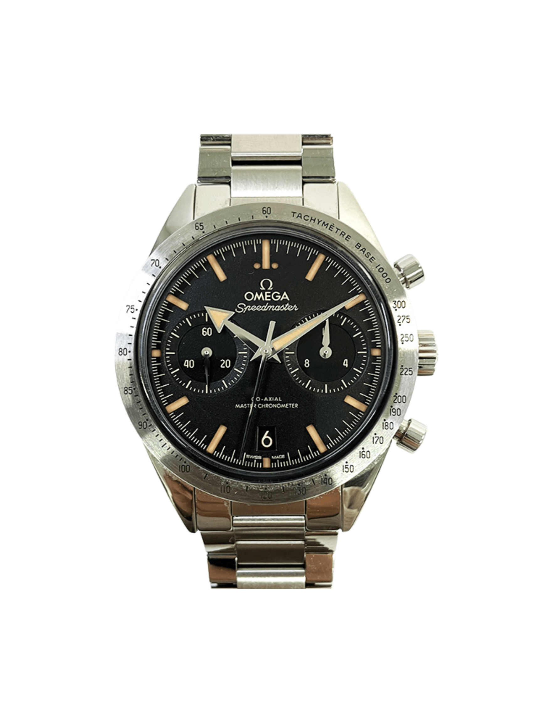 Omega Speedmaster Master Chronometer Chronograph Stainless Steel Black Dial 332.10.41.51.01.00
