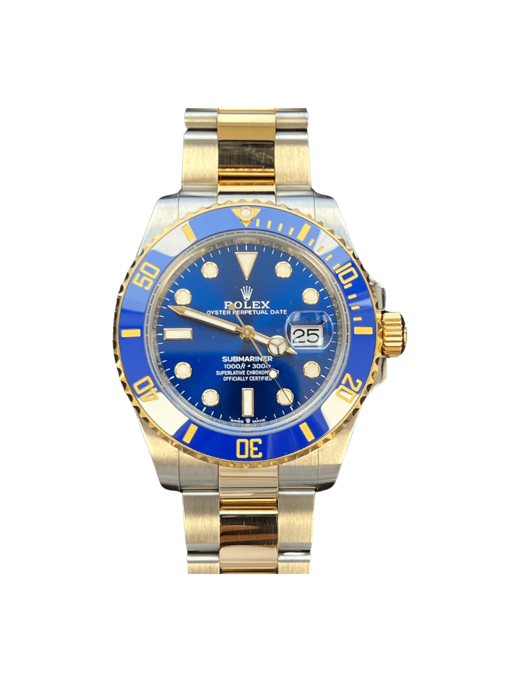 Rolex Submariner Date 41MM Stainless Steel Yellow Gold Blue Dial 126613LB