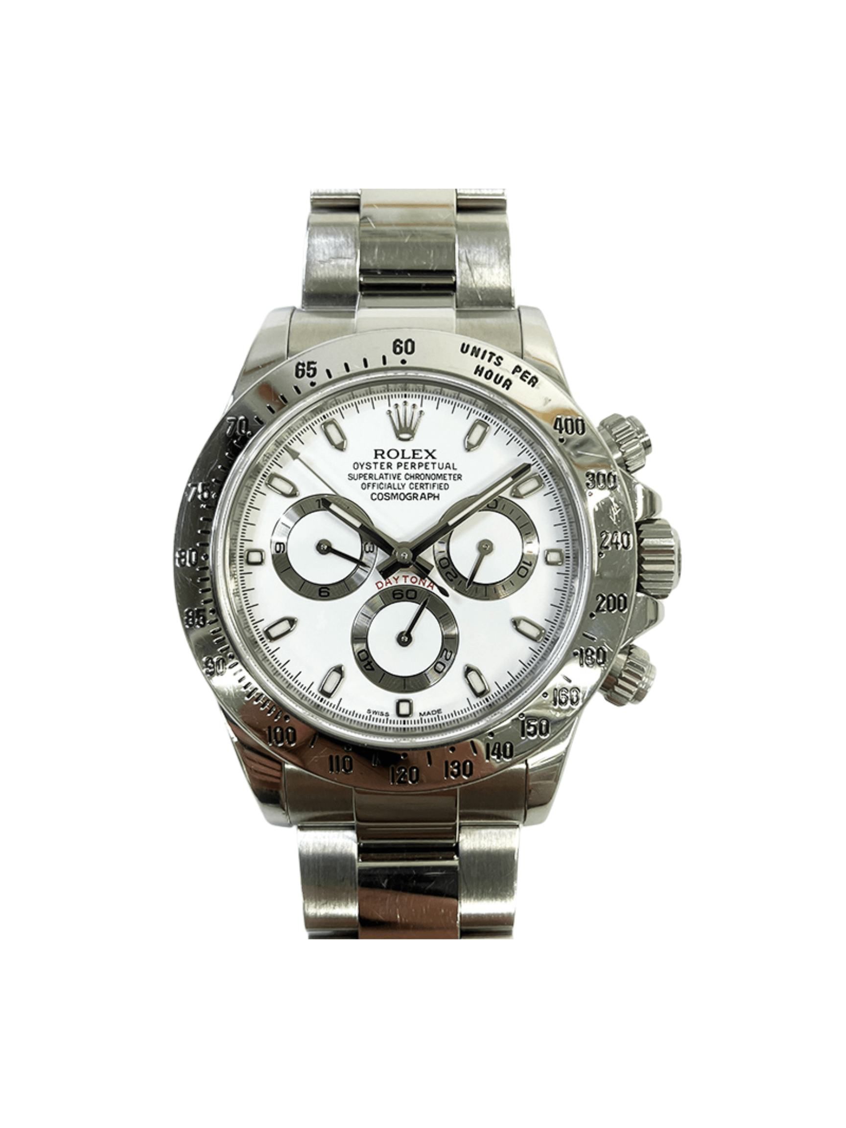 Rolex Daytona Stainless Steel White Dial 116520