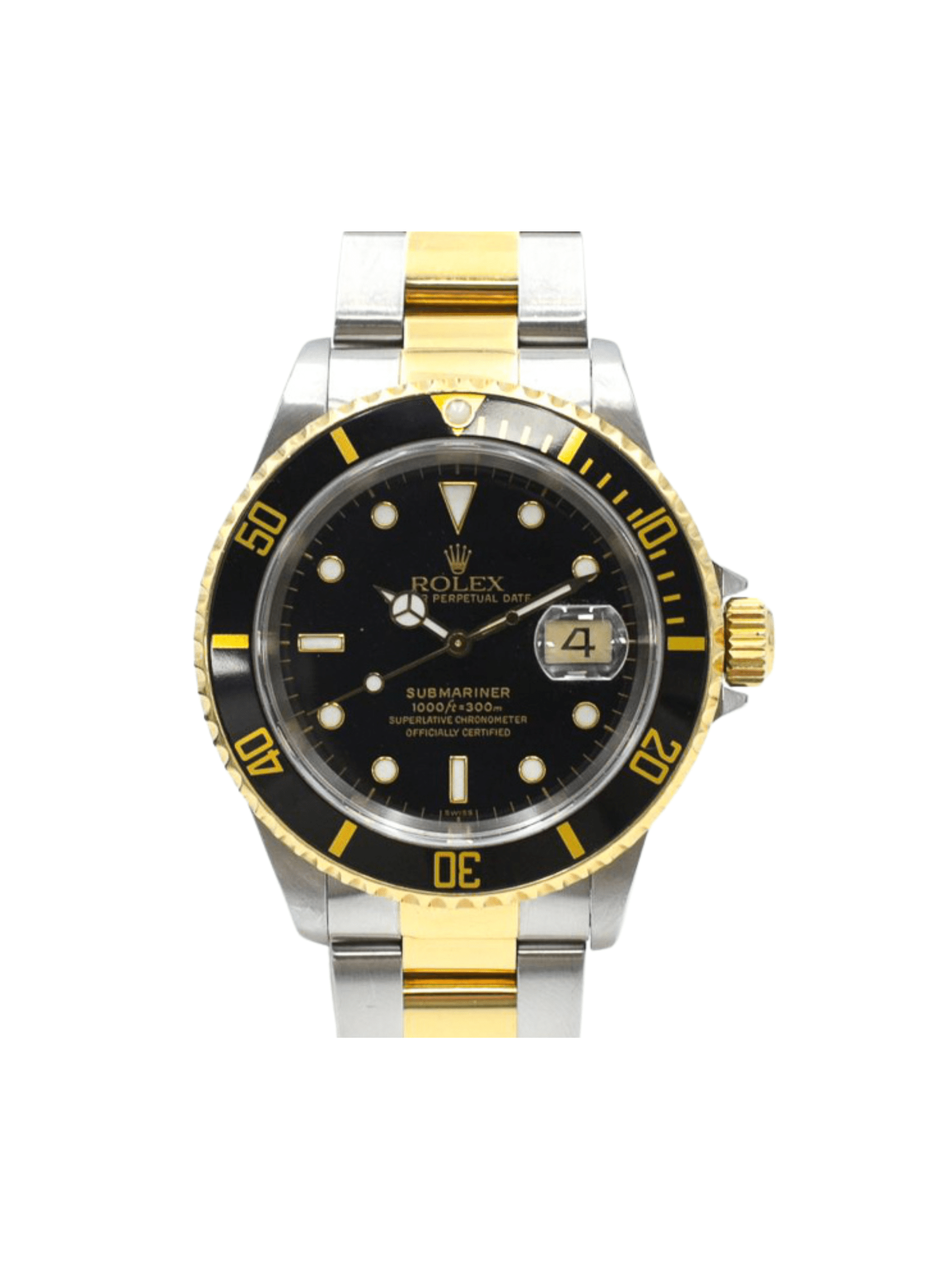 Rolex Submariner Date Gold and Steel Black Dial 116613