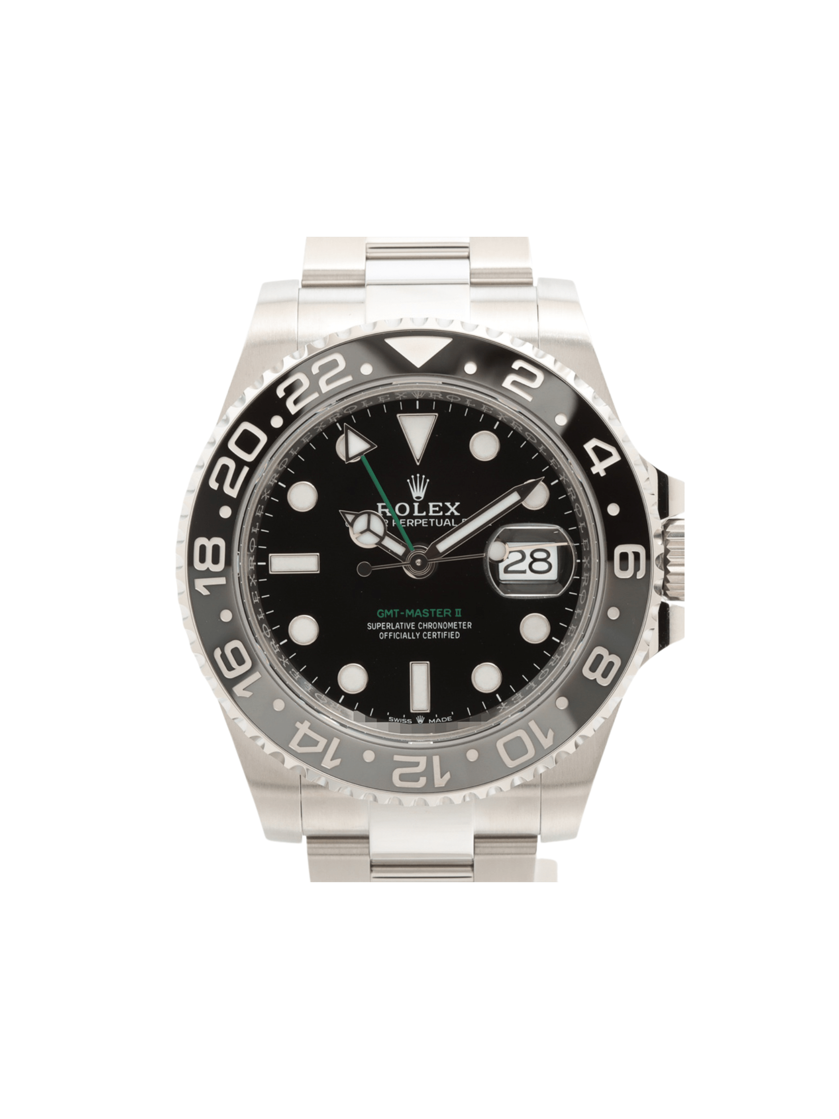 Rolex GMT-Master II Stainless Steel "Bruce Wayne" Dial 126710GRNR