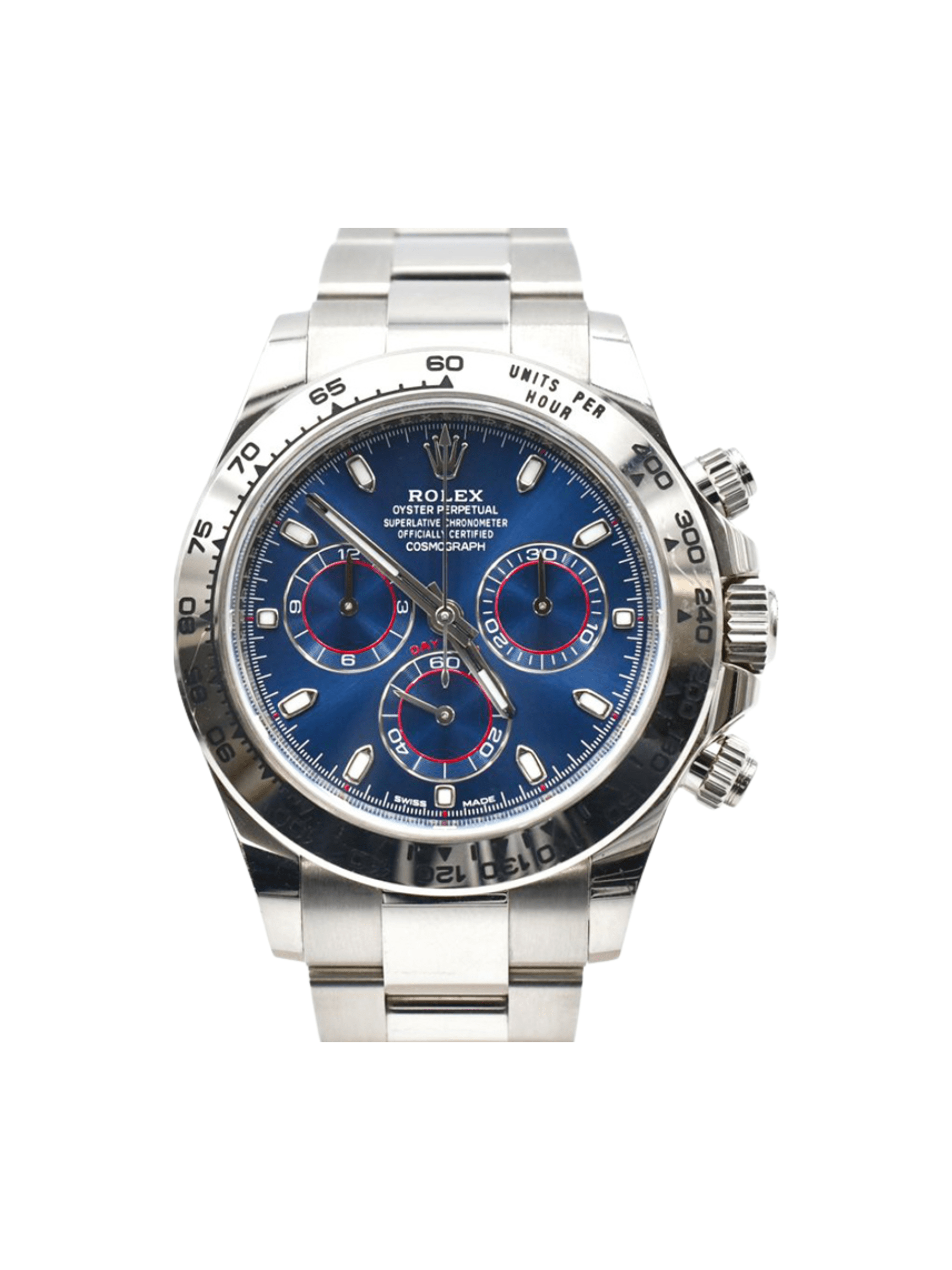 Rolex Daytona White Gold Blue Dial 116509 Bracelet