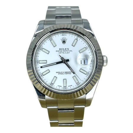 Rolex Datejust II Stainless Steel White 116334