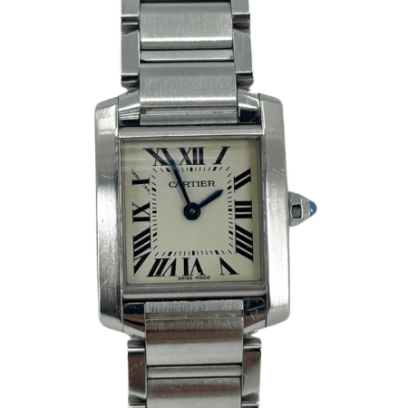 Cartier Tank Francaise White Roman Dial W51008Q3