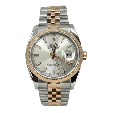 Rolex Datejust 36 Two Tone Silver Dial 116231