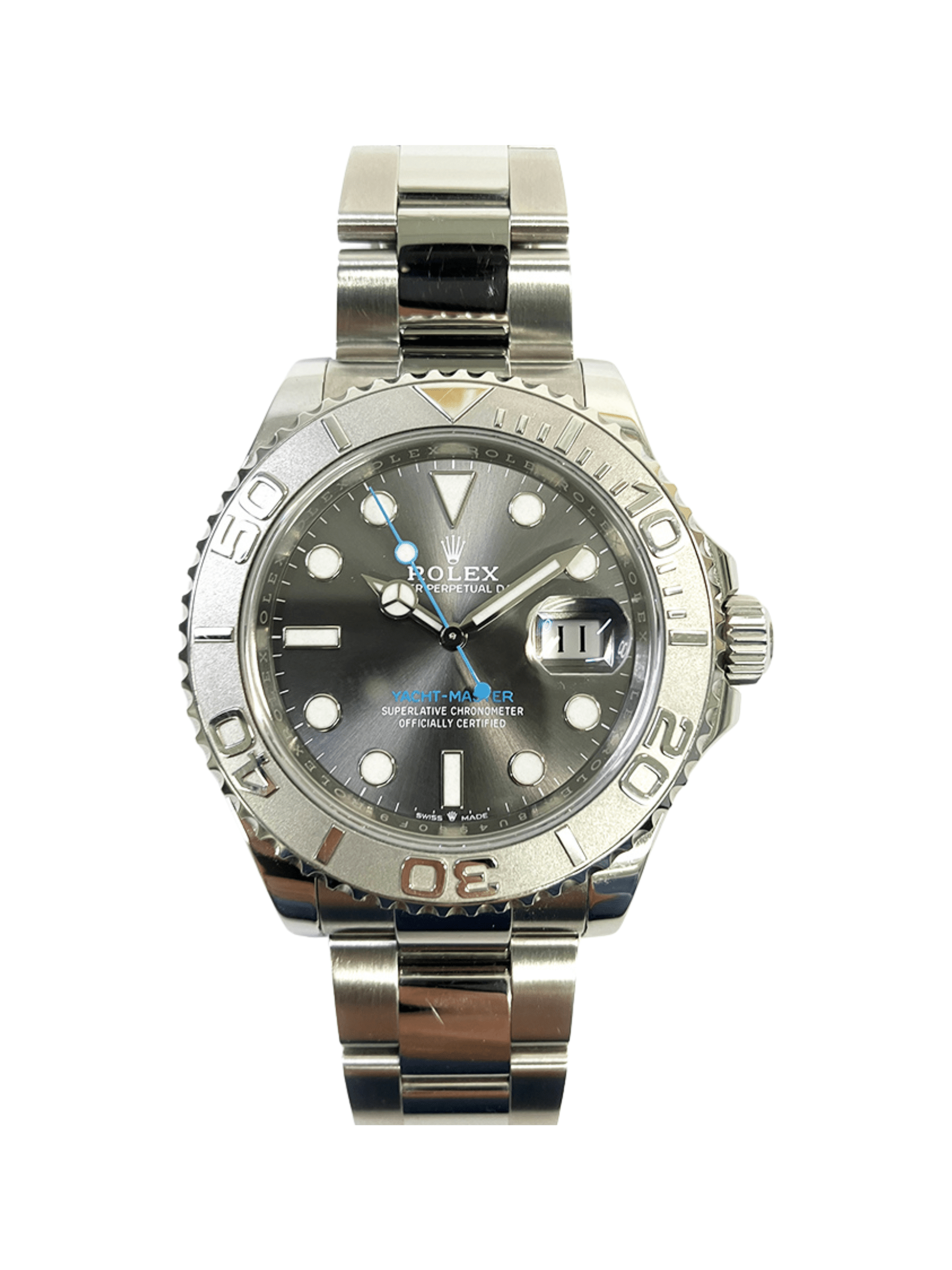 Rolex Yacht-Master 40 Stainless Steel Slate Dial 126622 Bracelet