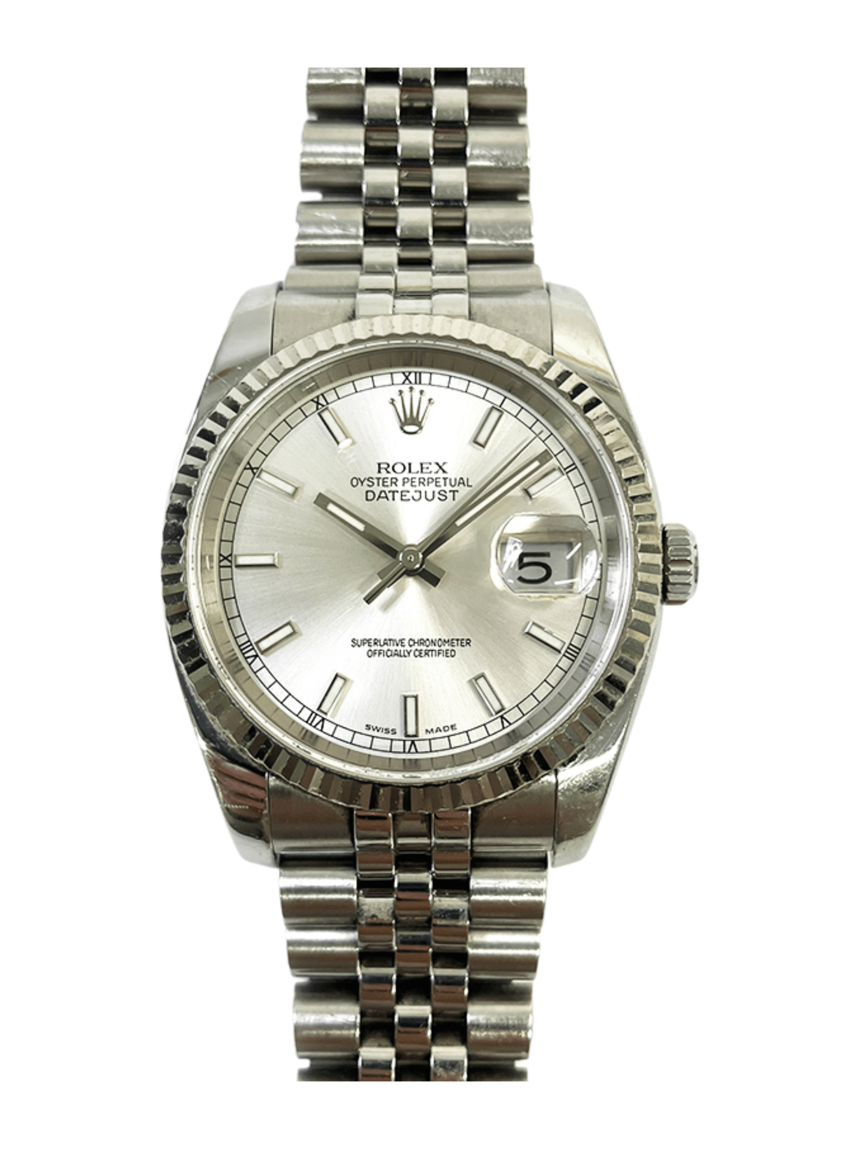 Rolex Datejust 36 Stainless Steel Silver Dial 116234 Bracelet