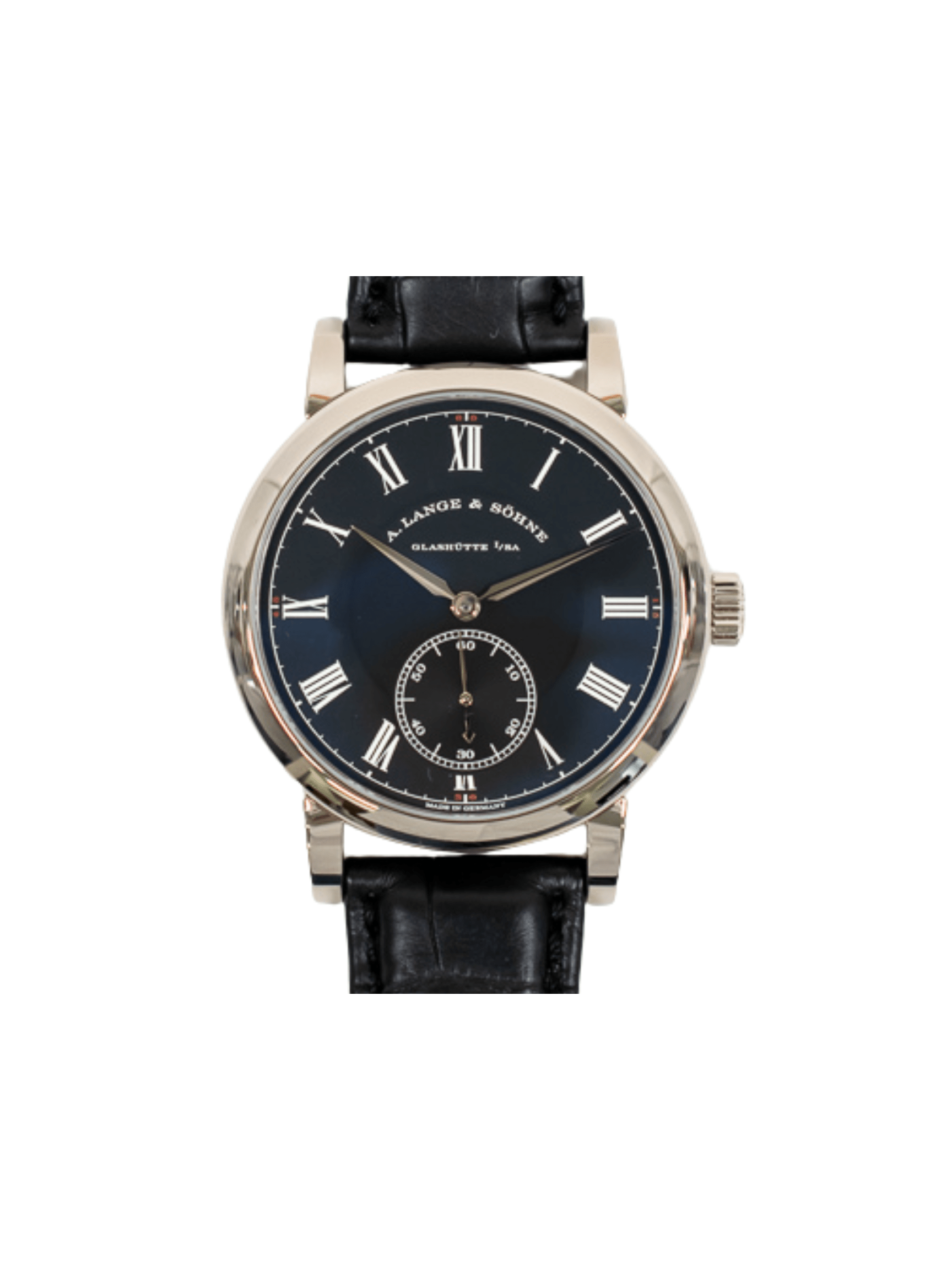 A. Lange & Söhne Richard Lange "Pour Le Mérite" White Gold Black Roman Dial 260.028