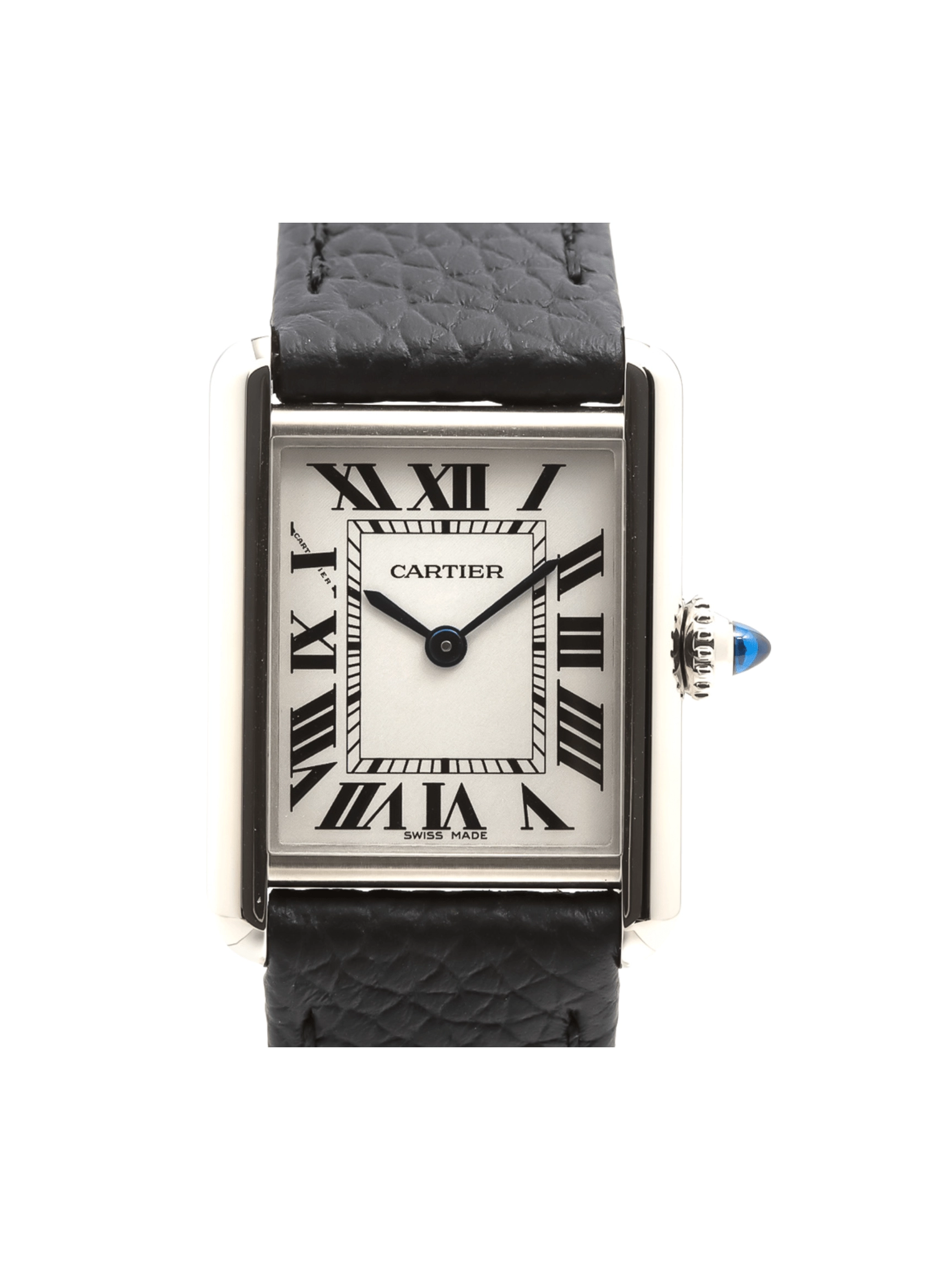 Cartier Tank Must SolarBeats Stainless Steel Silver Roman Dial WSTA0089