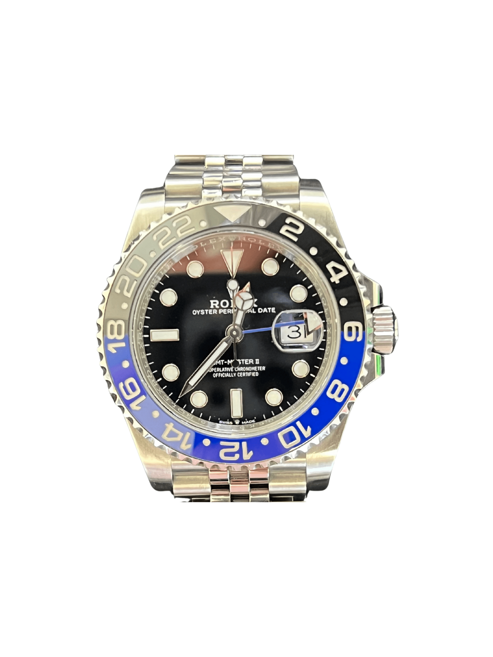 Rolex GMT-Master II "Batgirl" Stainless Steel Black Dial 126710BLNR