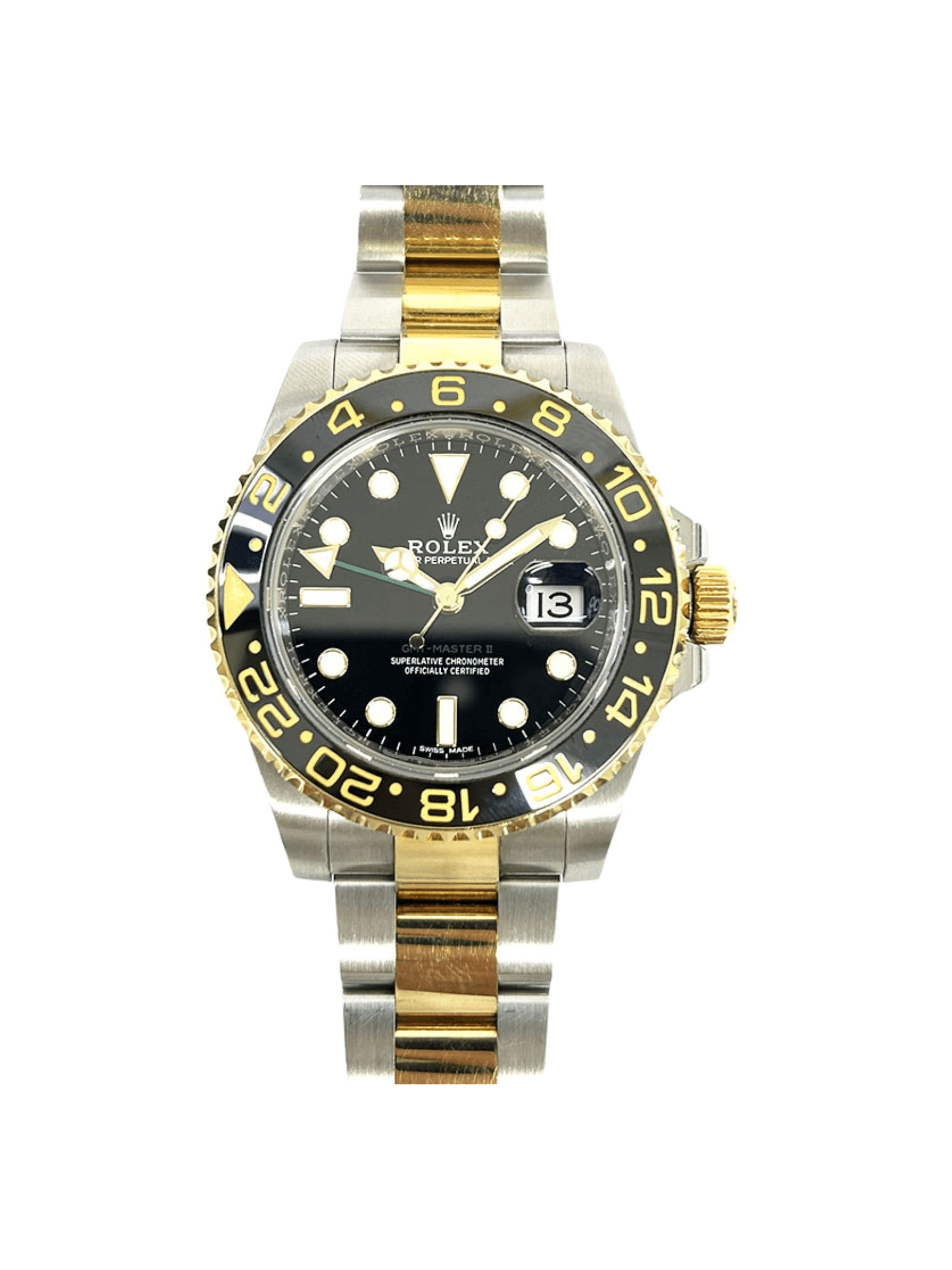 Rolex GMT-Master II Stainless Steel Yellow Gold 116713LN
