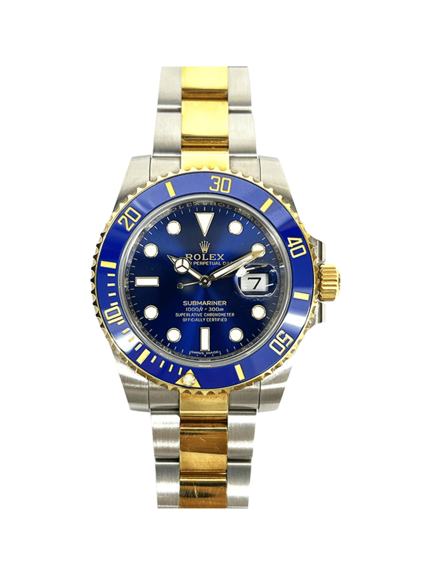 Rolex Submariner Date Two Tone Blue Dial 116613LB