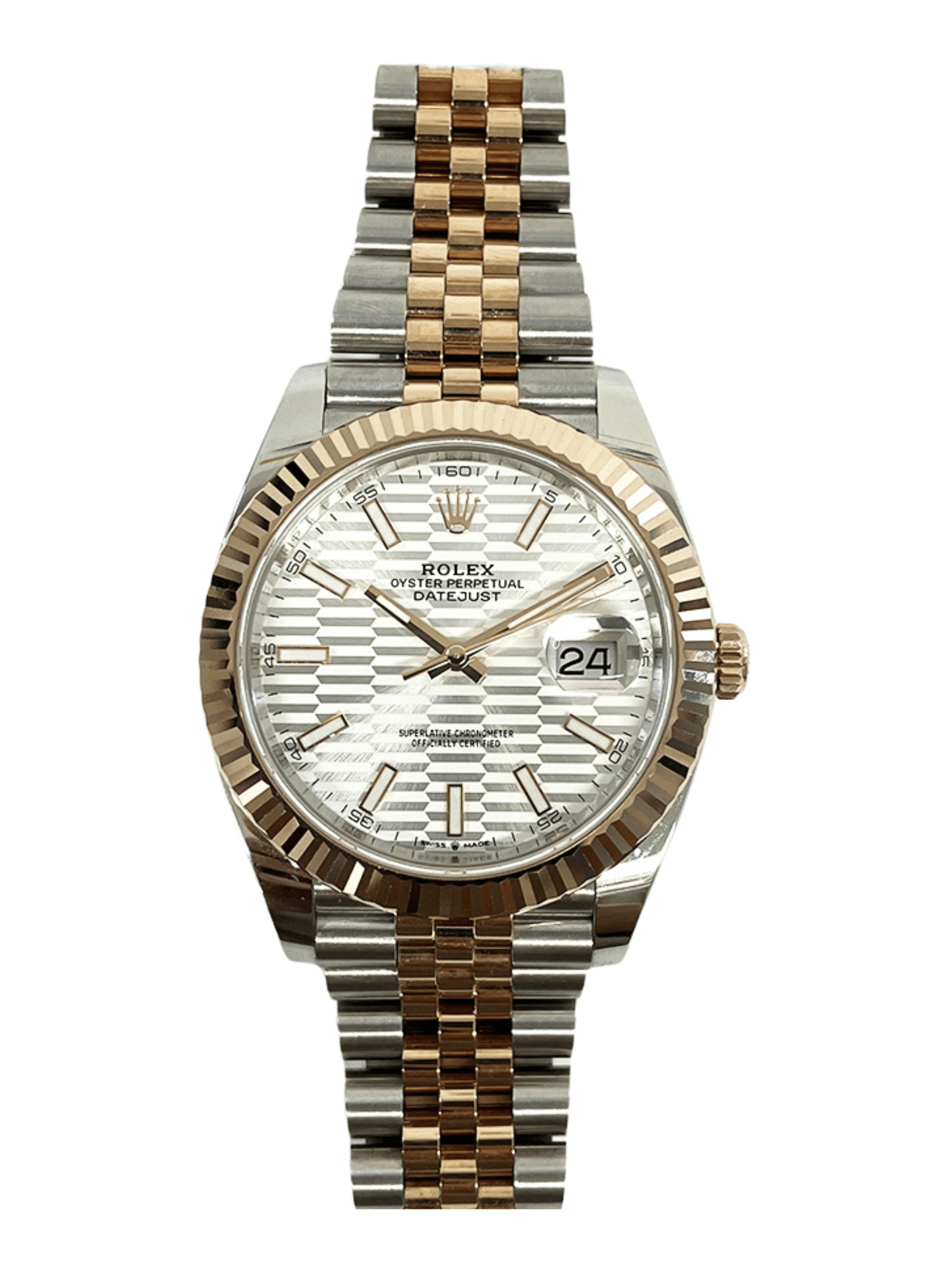 Rolex Datejust 41 Silver Fluted Dial 126331