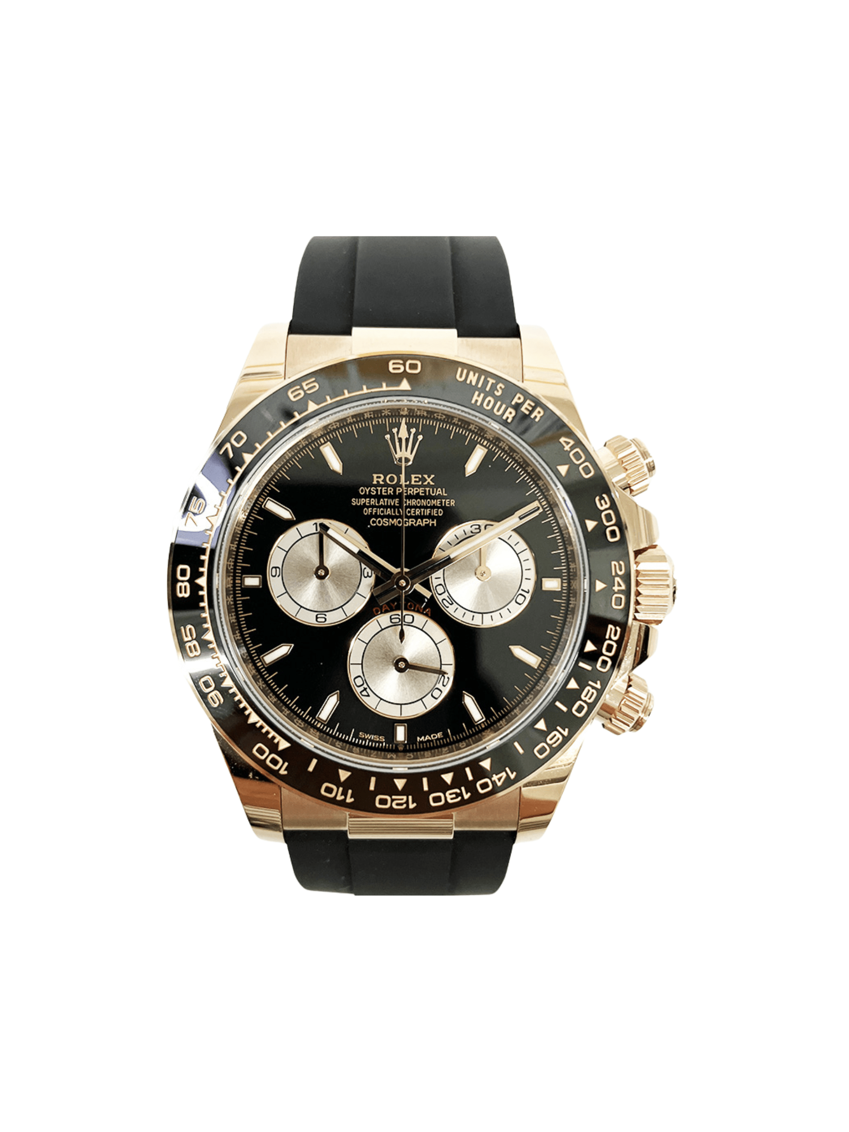 Rolex Daytona Cosmograph Rose Gold Black Dial 126515LN Bracelet