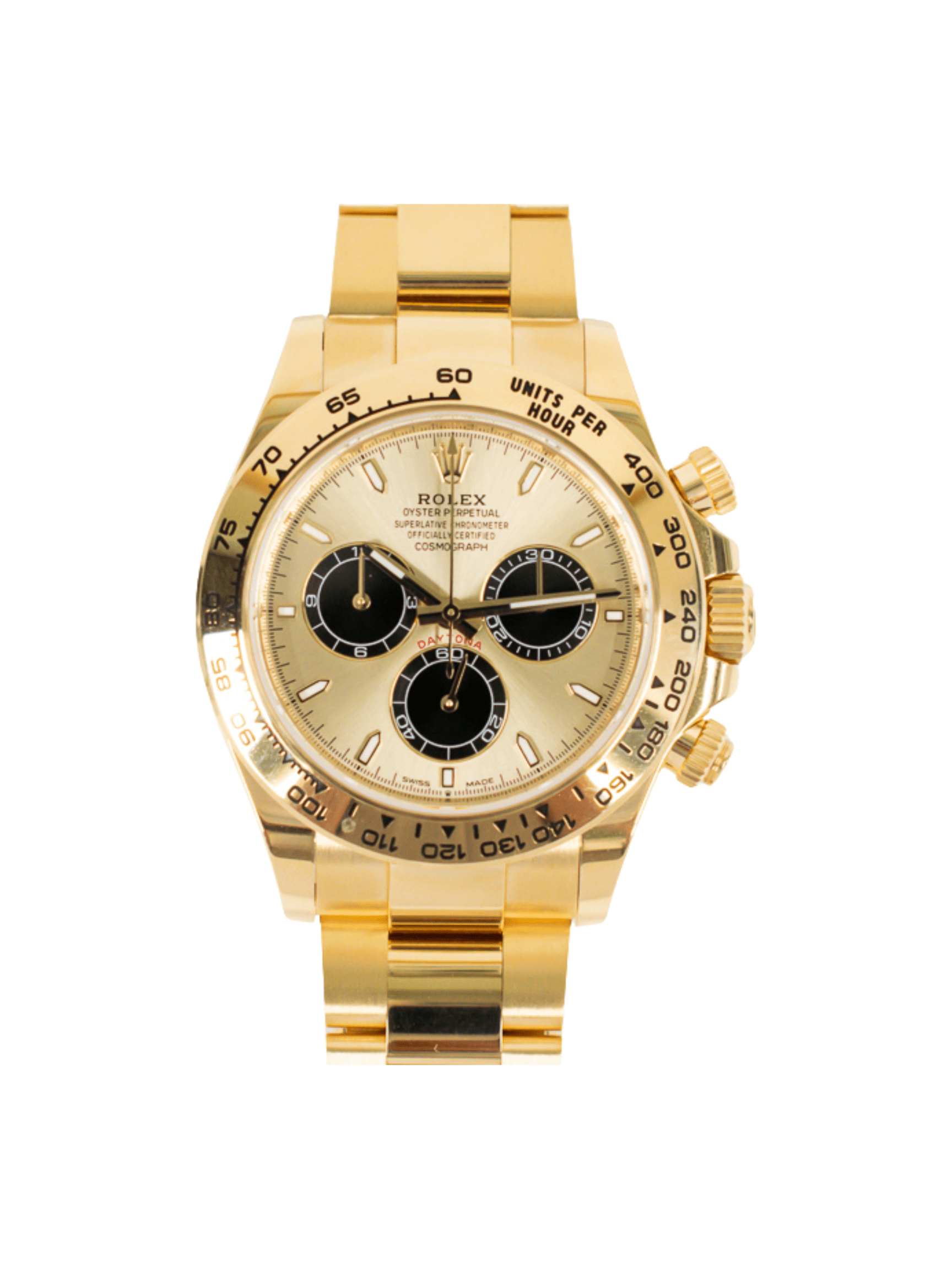 Rolex Daytona Cosmograph Yellow Gold "Pickachu" Dial 126508