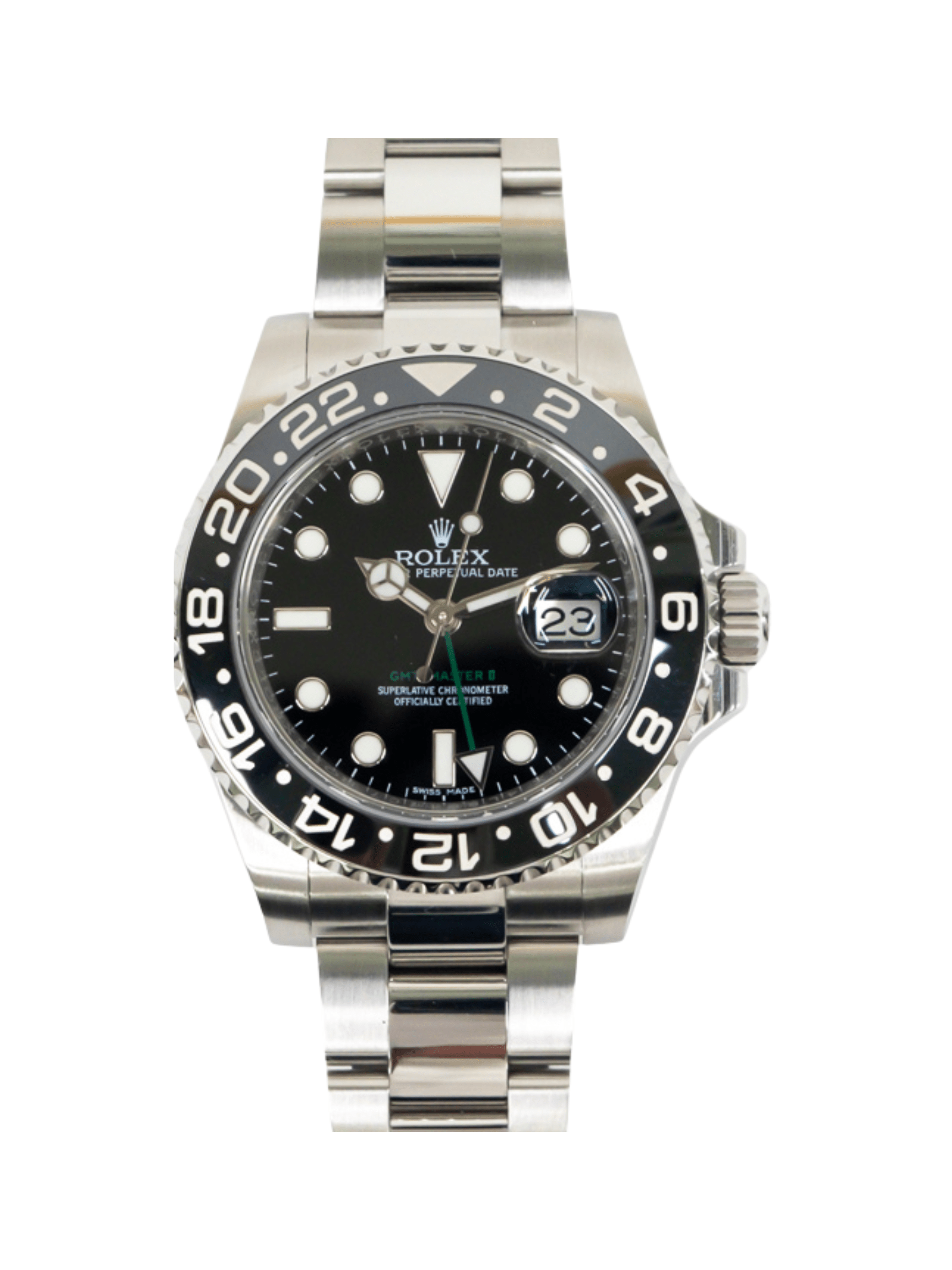 Rolex GMT-Master II Stainless Steel Black Dial 116710LN Bracelet