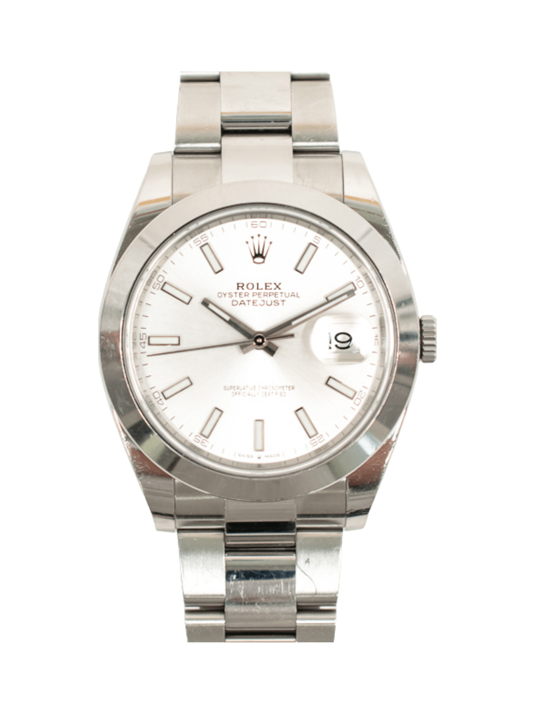 Rolex Datejust 41 Stainless Steel Silver Dial 126300 Bracelet