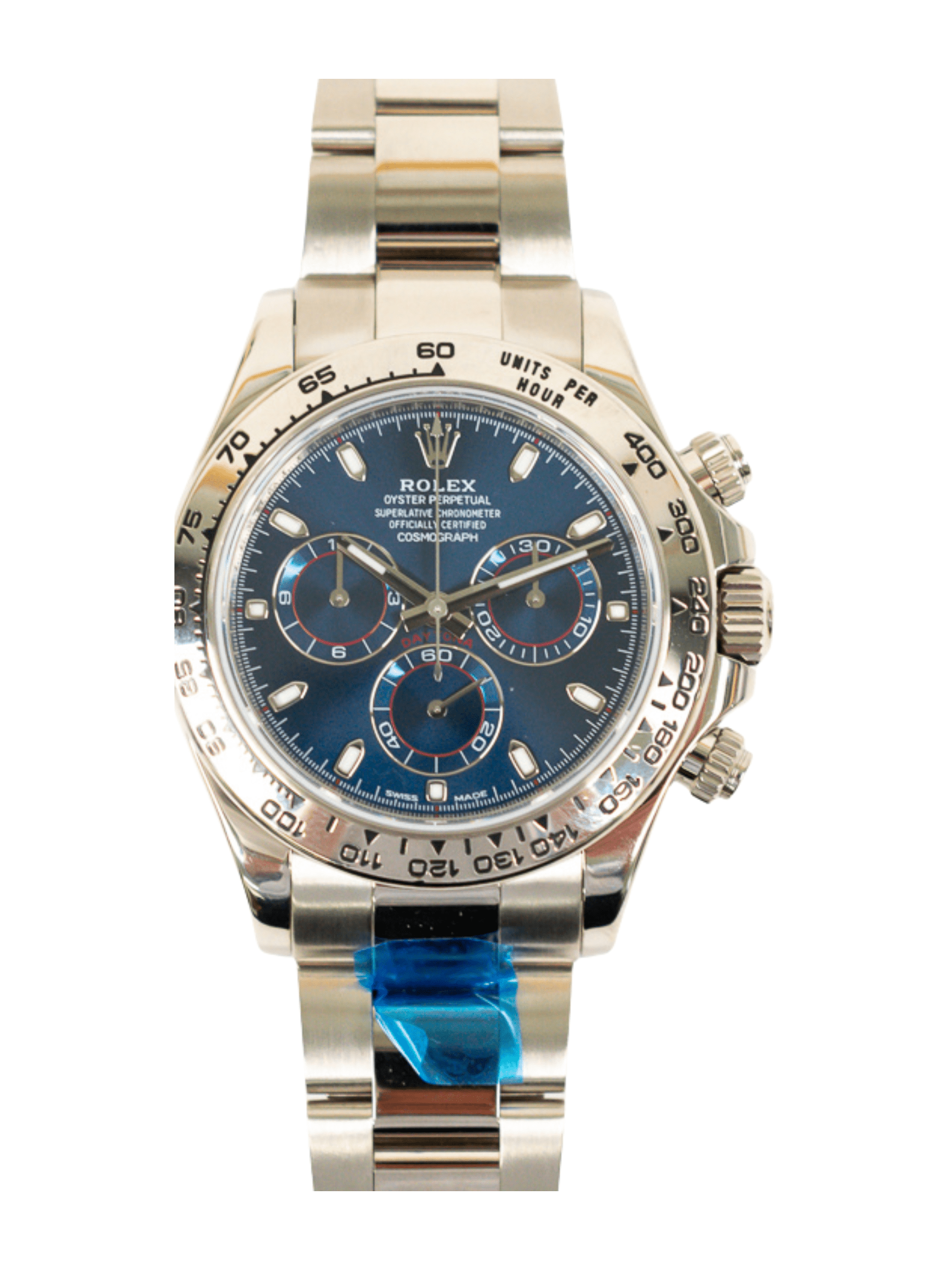 Rolex Daytona Stainless Steel Blue Dial 116509 Bracelet