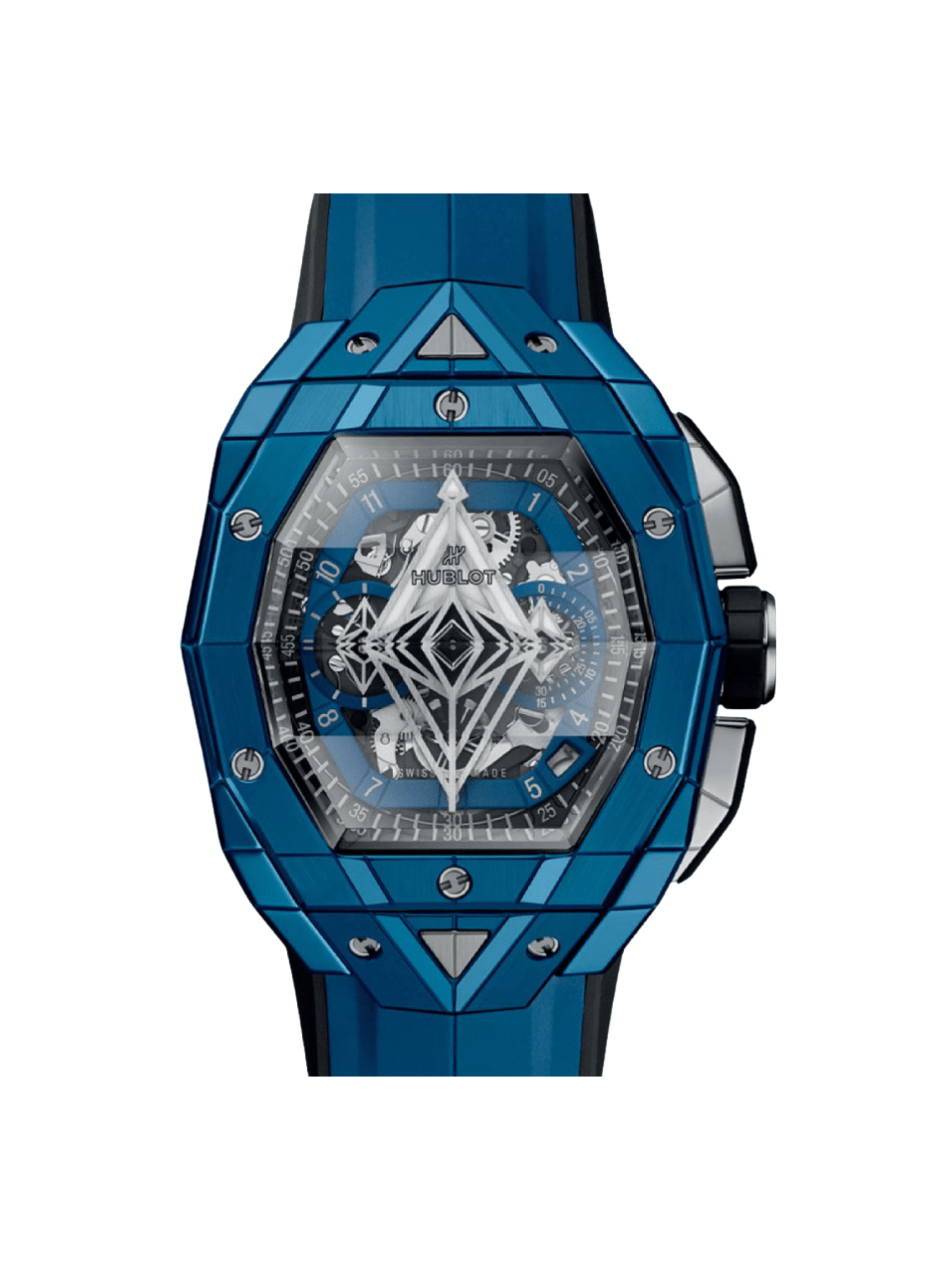 Hublot Big Bang Sang Bleu Skeleton Dial 648.EX.0151.RX.MXM24 Bracelet