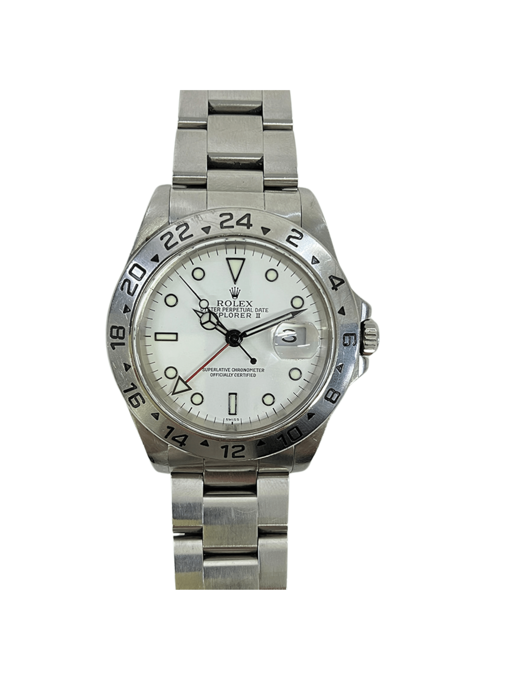 Rolex Explorer II 40 Stainless Steel White Dial 16570