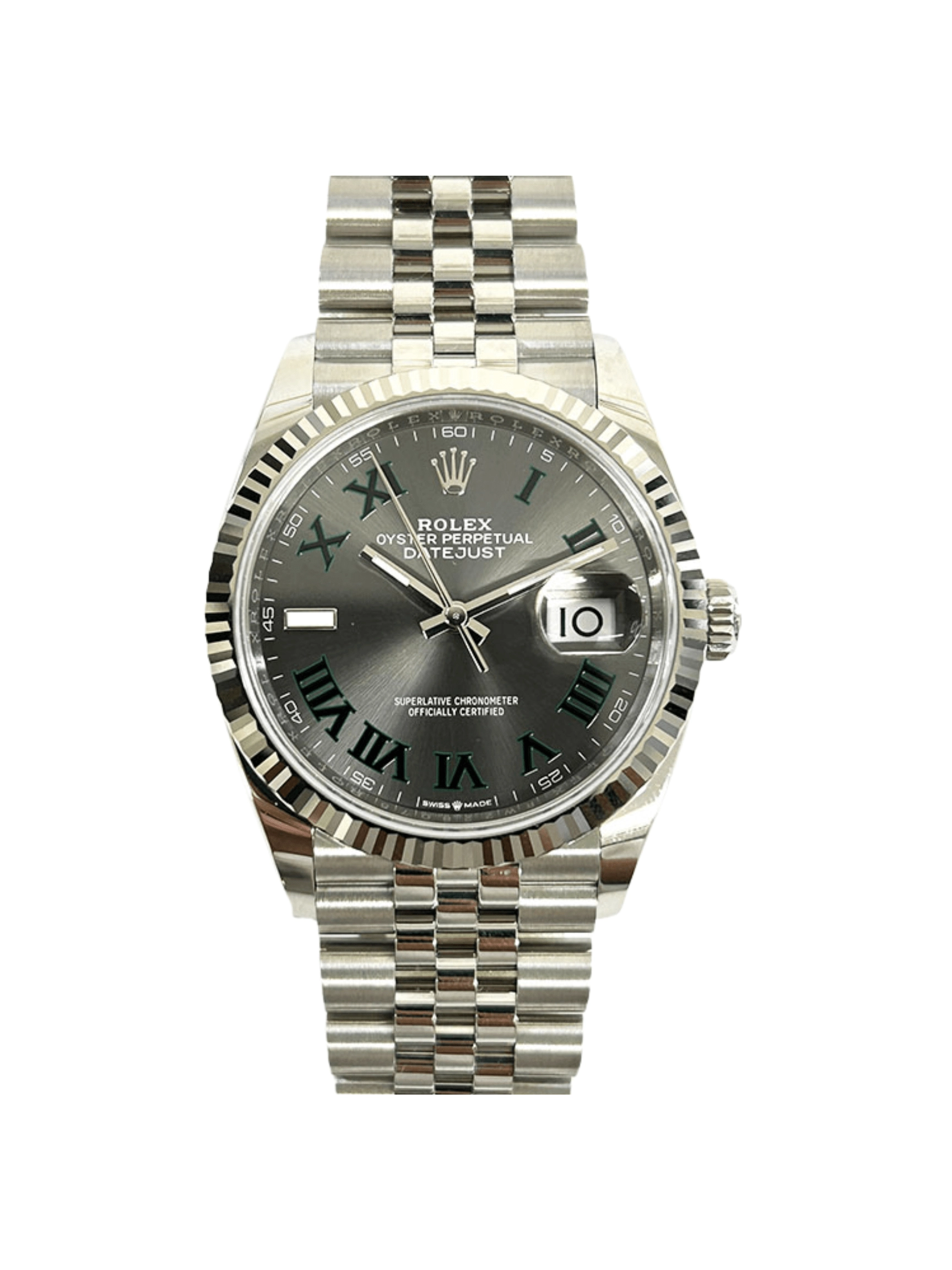 Rolex Datejust 36 Slate Green Roman Dial 126234