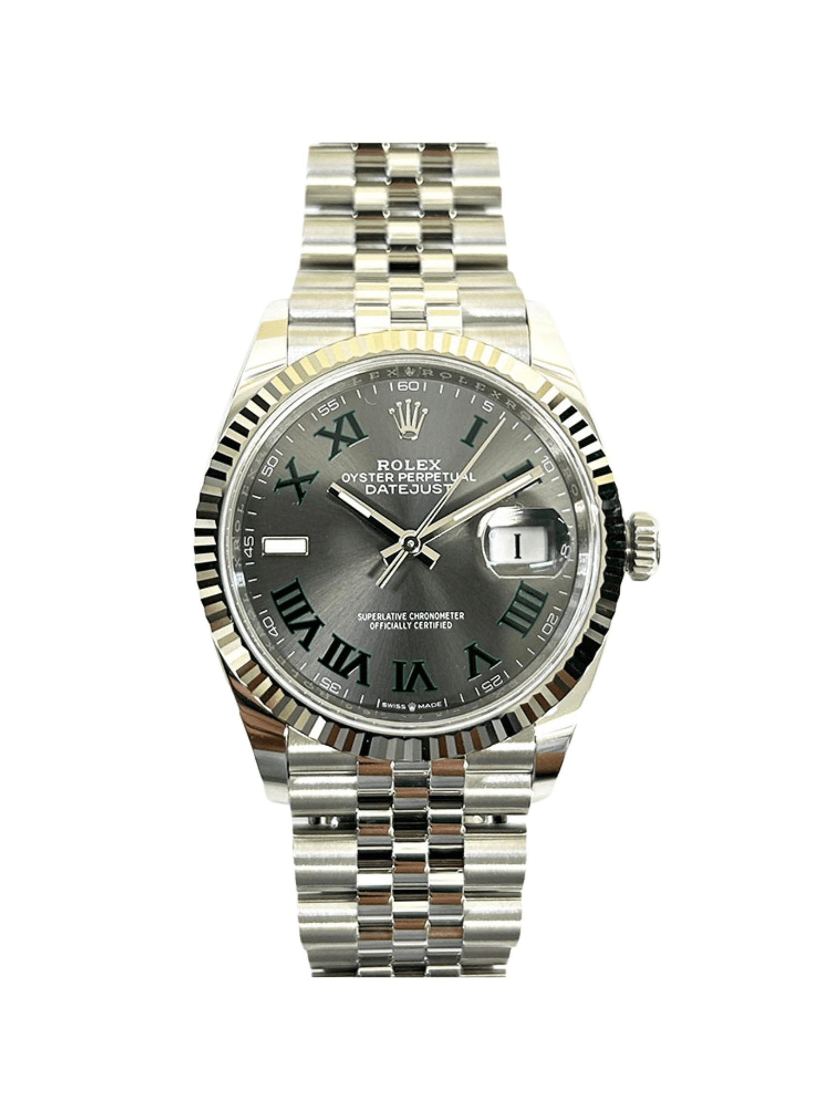 Rolex Datejust 36 Slate Green Roman Dial 126234