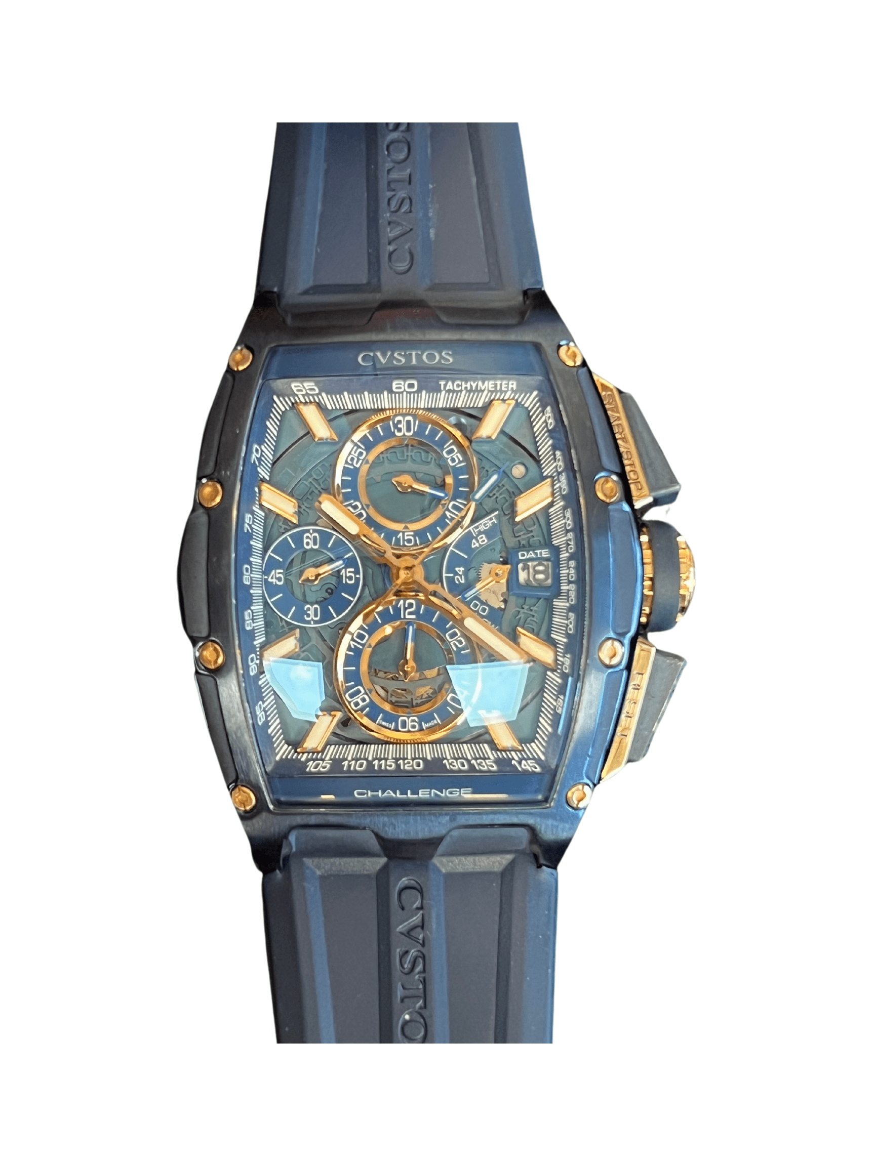 Cvstos Challenge Chrono II Stainless Blue Dial