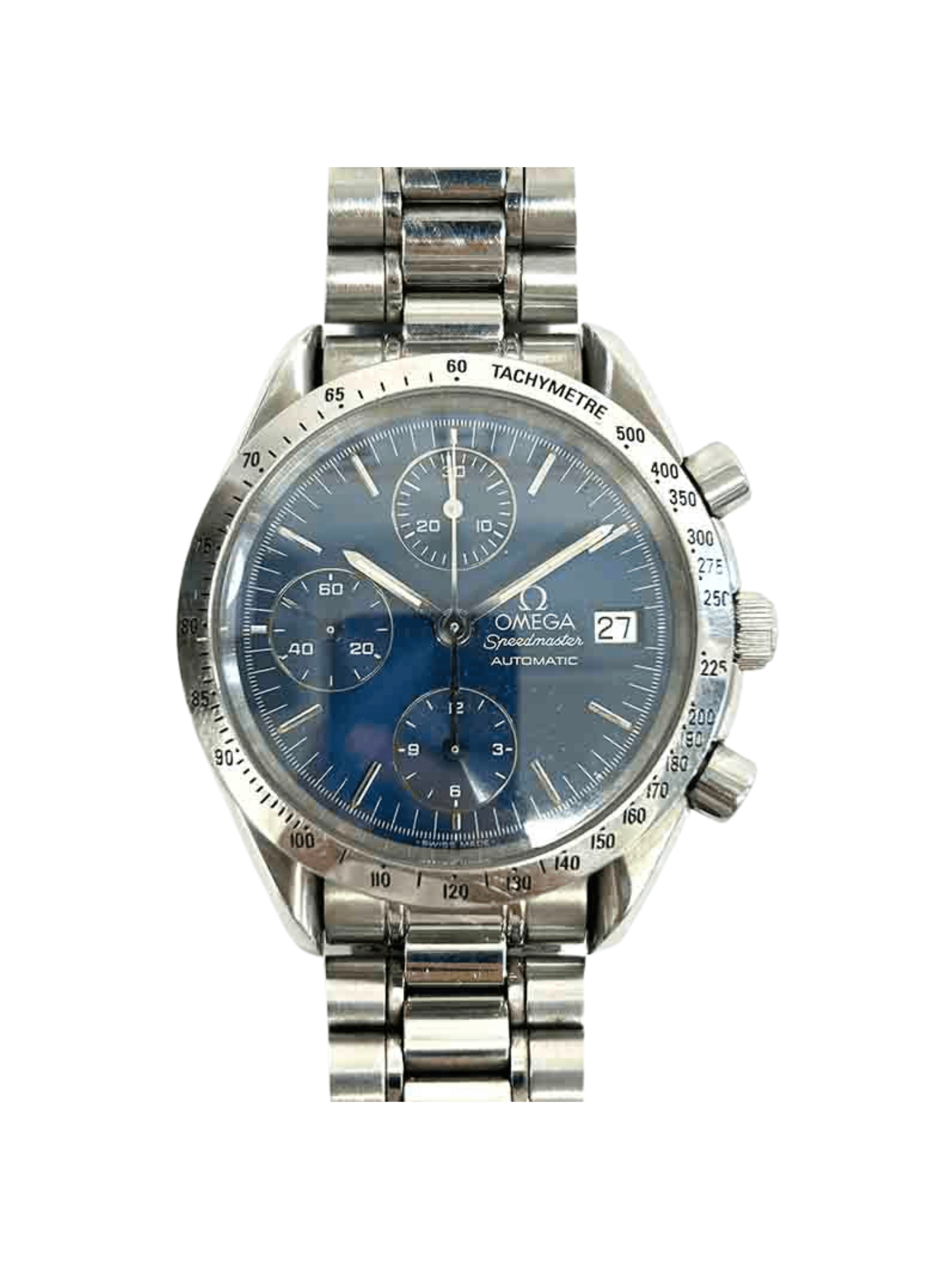 Omega Speedmaster Date Stainless Steel Blue 3511.80